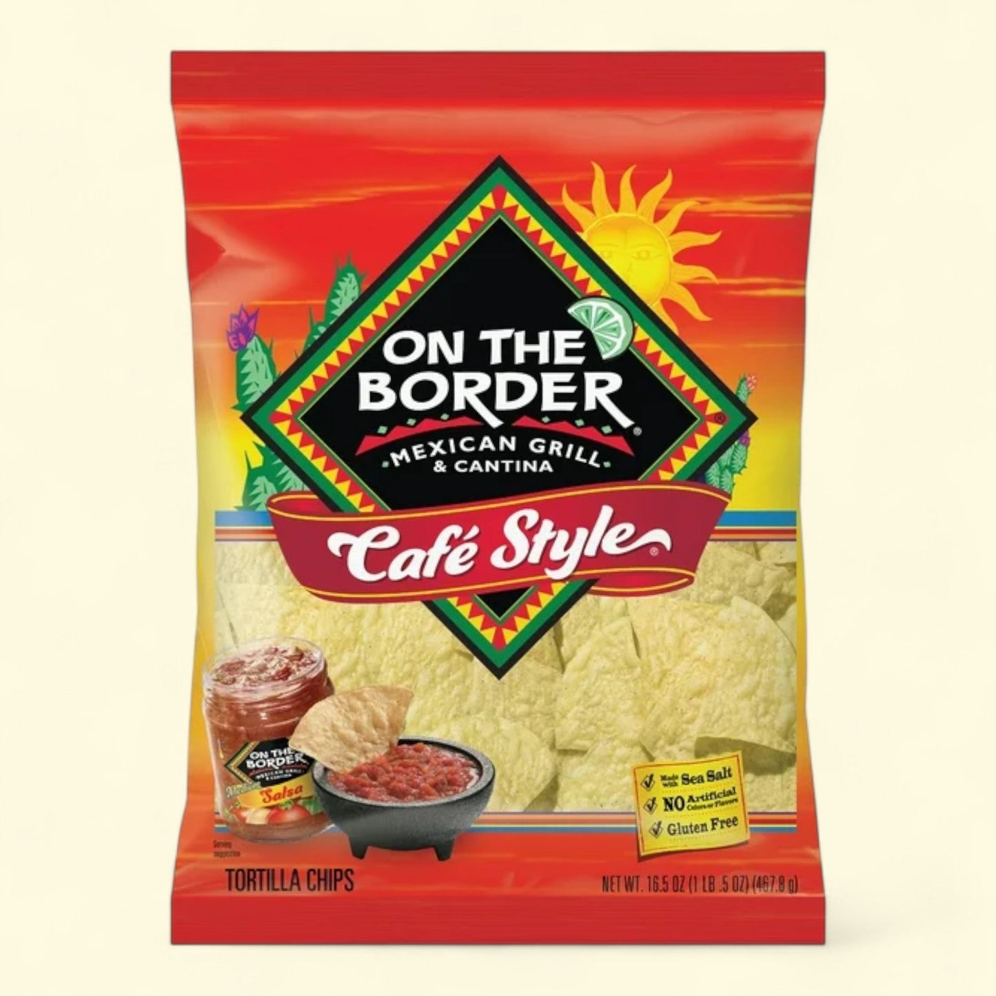 Chips tortilla On The Border, 470 g