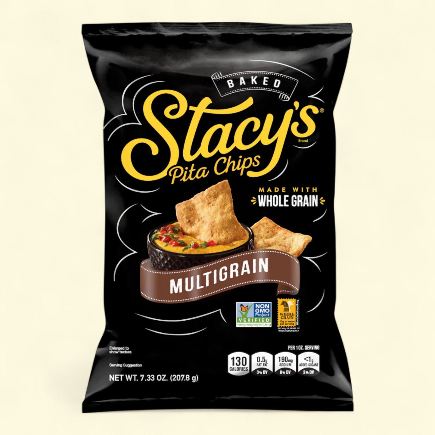 Stacy's Multigrain Baked Pita Chips, Snacks, 7.33 oz — authentic US product shipped worldwide by Treatspree