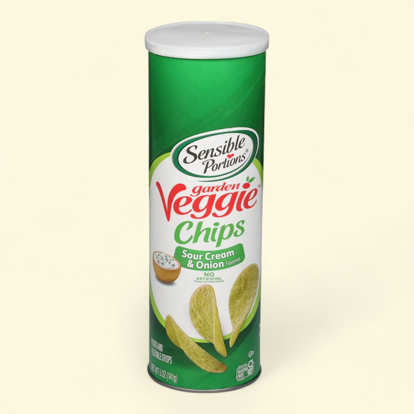 Chips aux légumes du jardin à la crème aigre et à l'oignon « Sensible Portions », 140 g