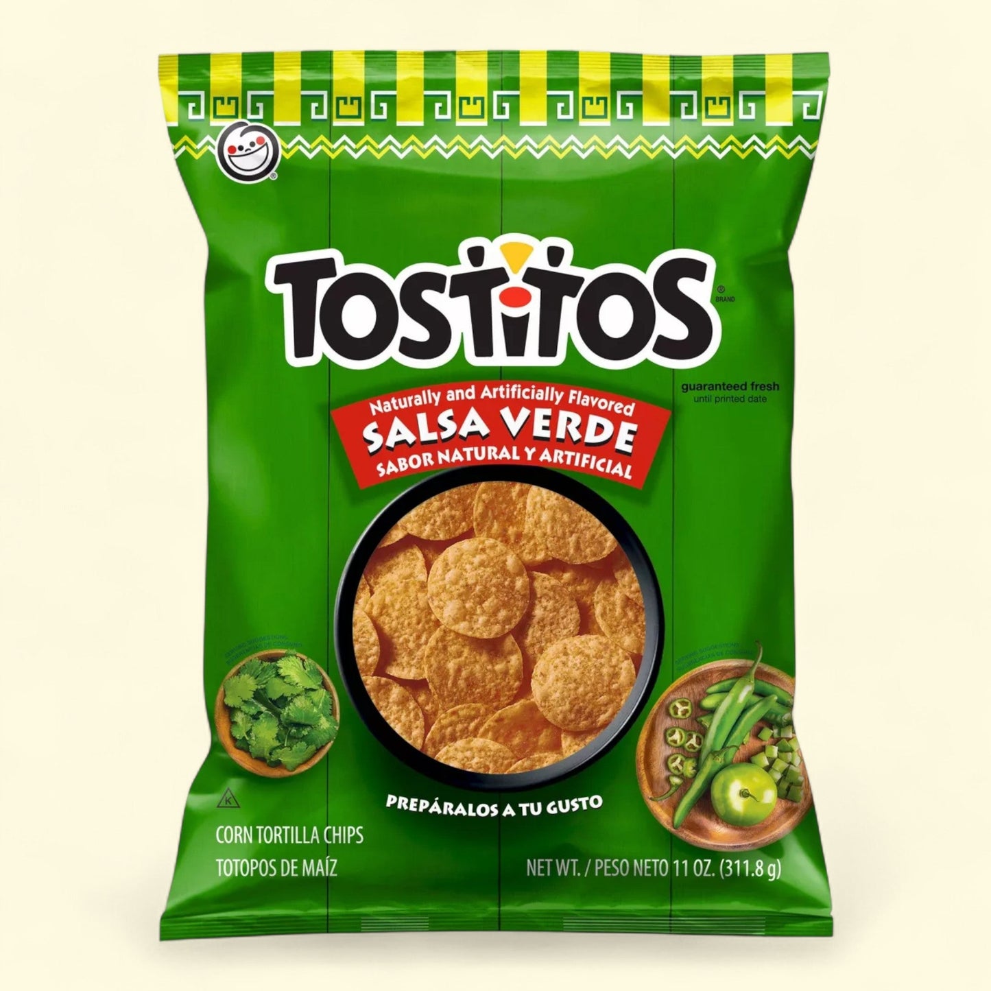 Tostitos Tortilla Chips, Salsa Verde, 11oz — authentic US product shipped worldwide by Treatspree