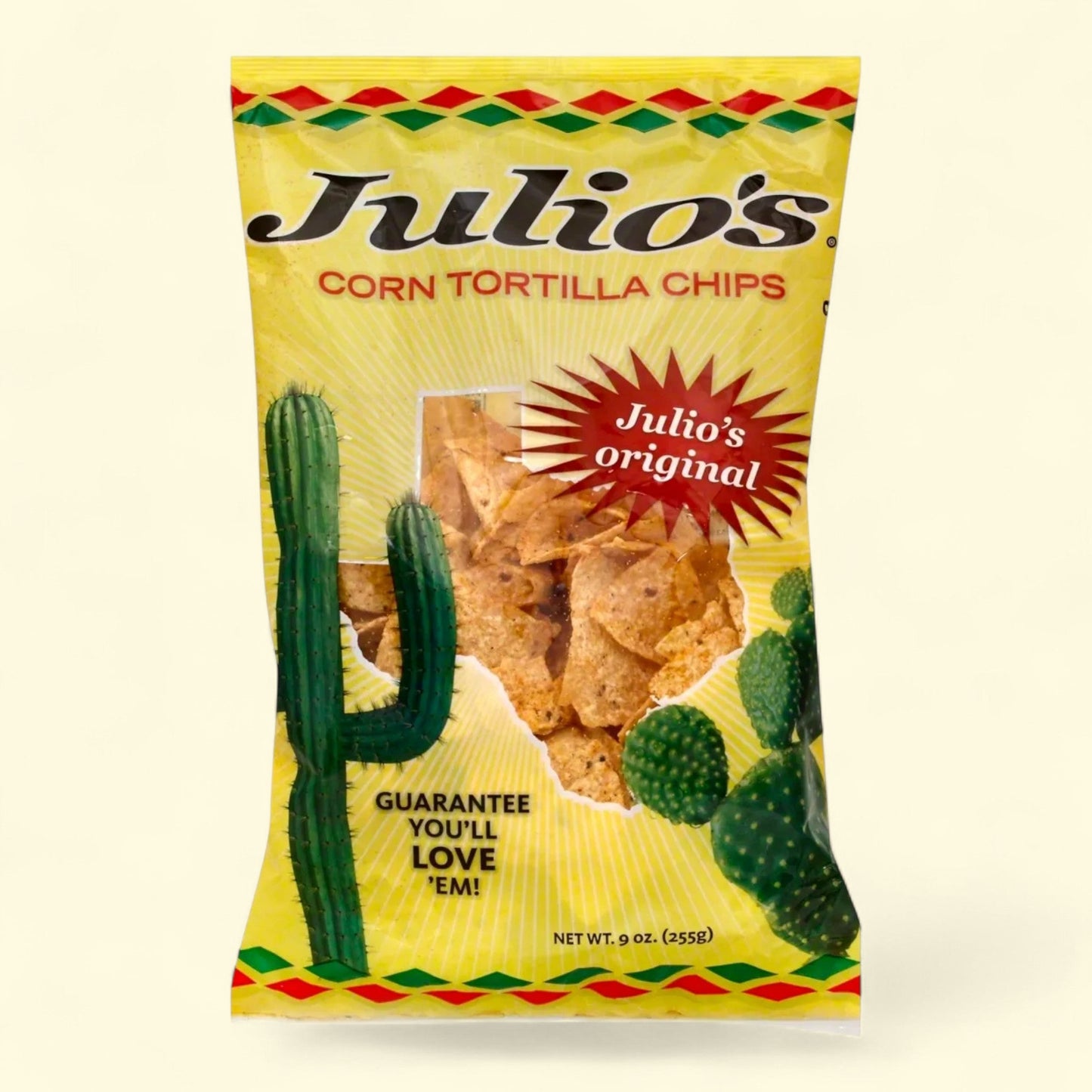 Chips de maïs Julio's, 255 g