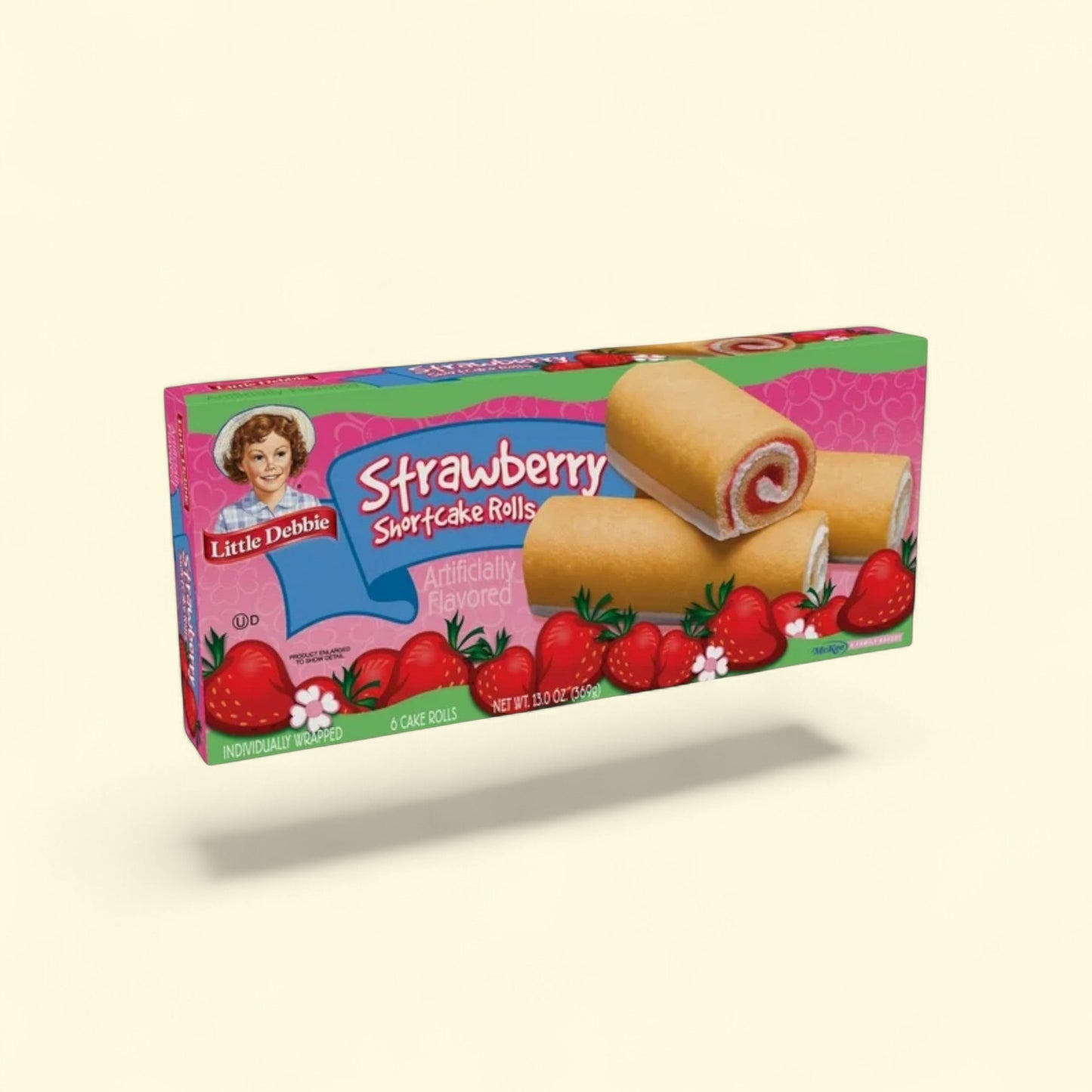 Little Debbie Strawberry Shortcake Rolls, 13 oz (6 count) — authentic US product shipped worldwide by Treatspree
