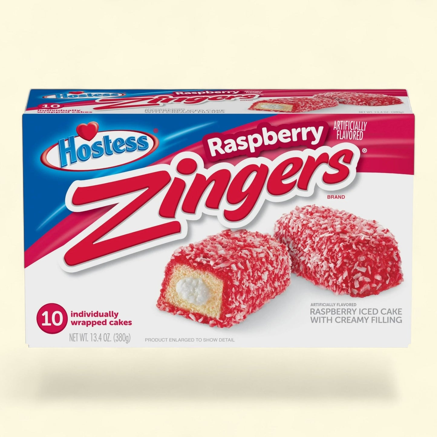 Hostess Raspberry Zingers, 13.40 oz, 10 Count