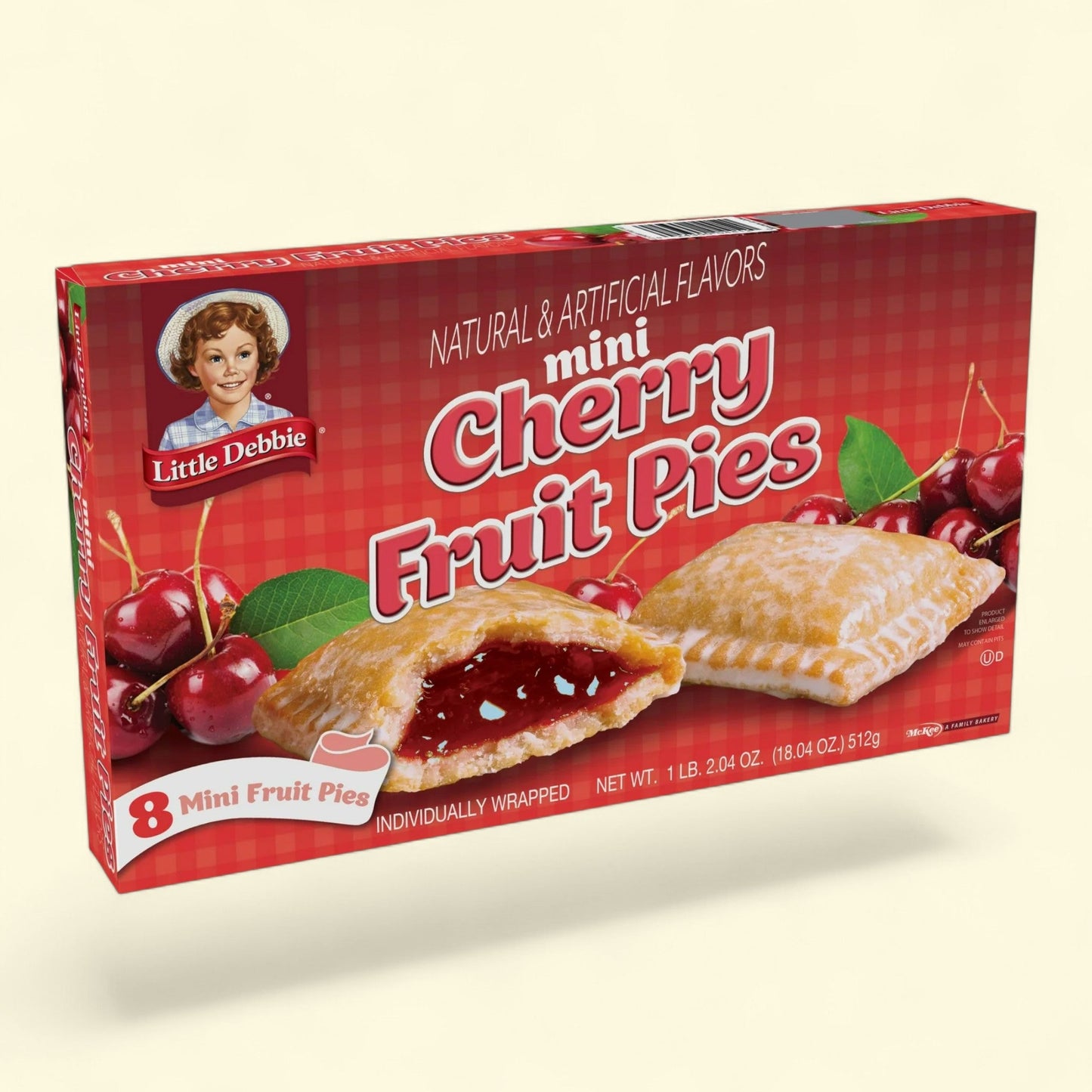 Little Debbie Cherry Fruit Pies, 18.04 oz — authentic US product shipped worldwide by Treatspree