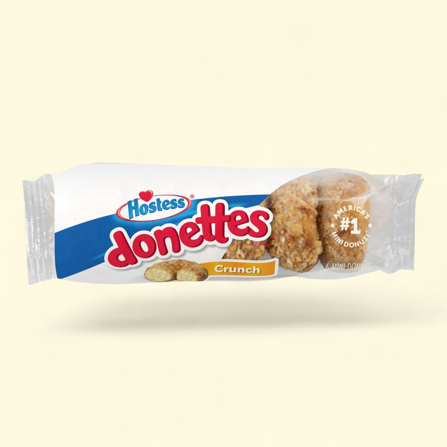 Hostess Donettes Donuts, 6 Count, 4 oz — authentic US product shipped worldwide by Treatspree