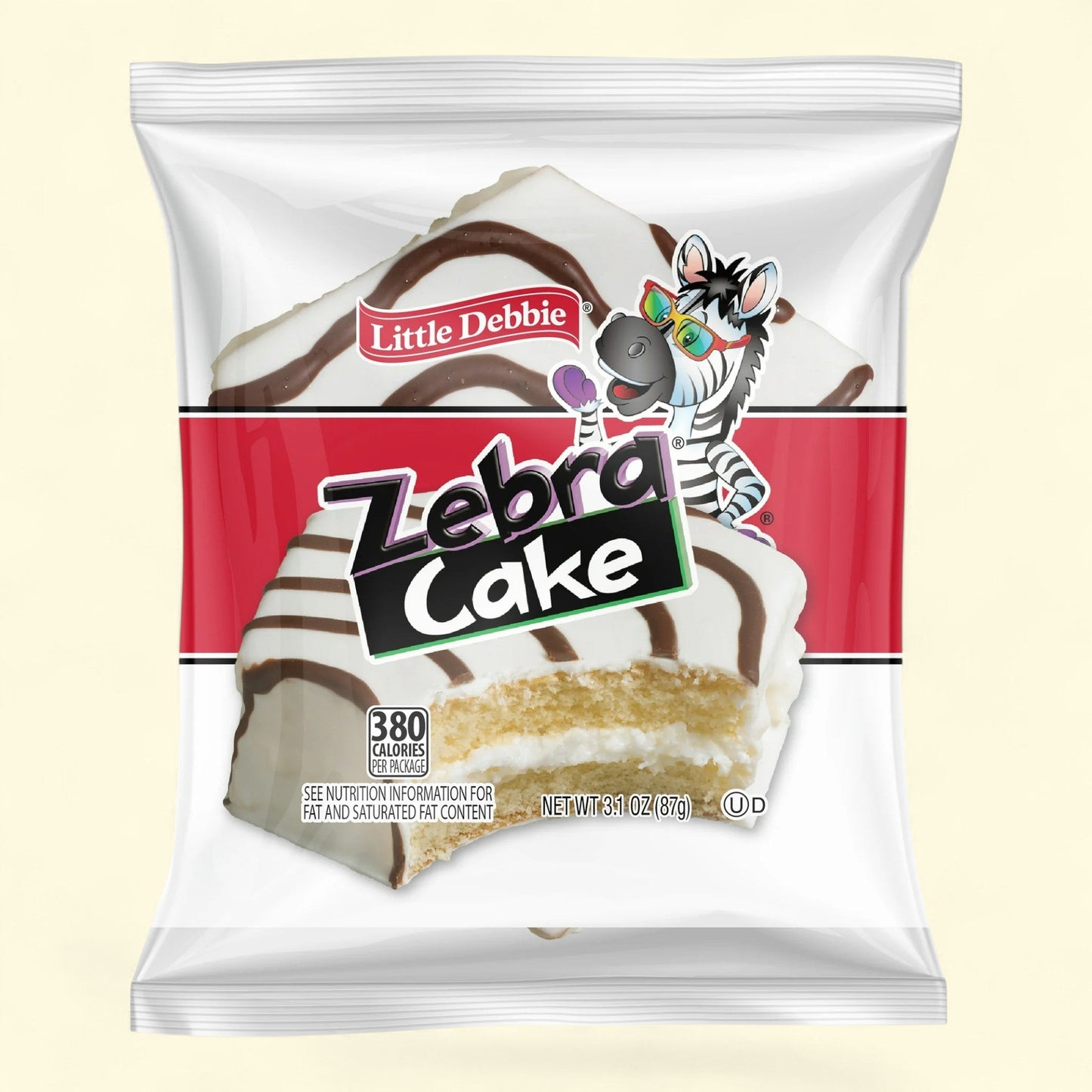 Little Debbie Zebra Cake, 3.1 oz