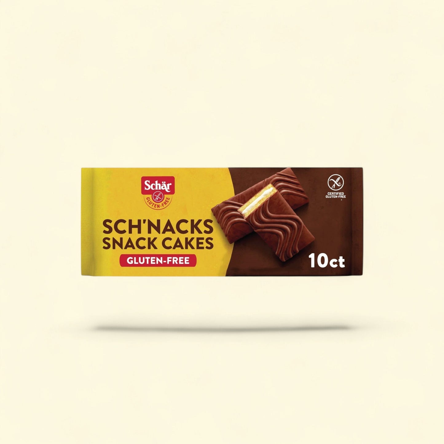 Schar Sch'nacks, Cream Filled Snack Cakes - 10 Pack — authentic US product shipped worldwide by Treatspree