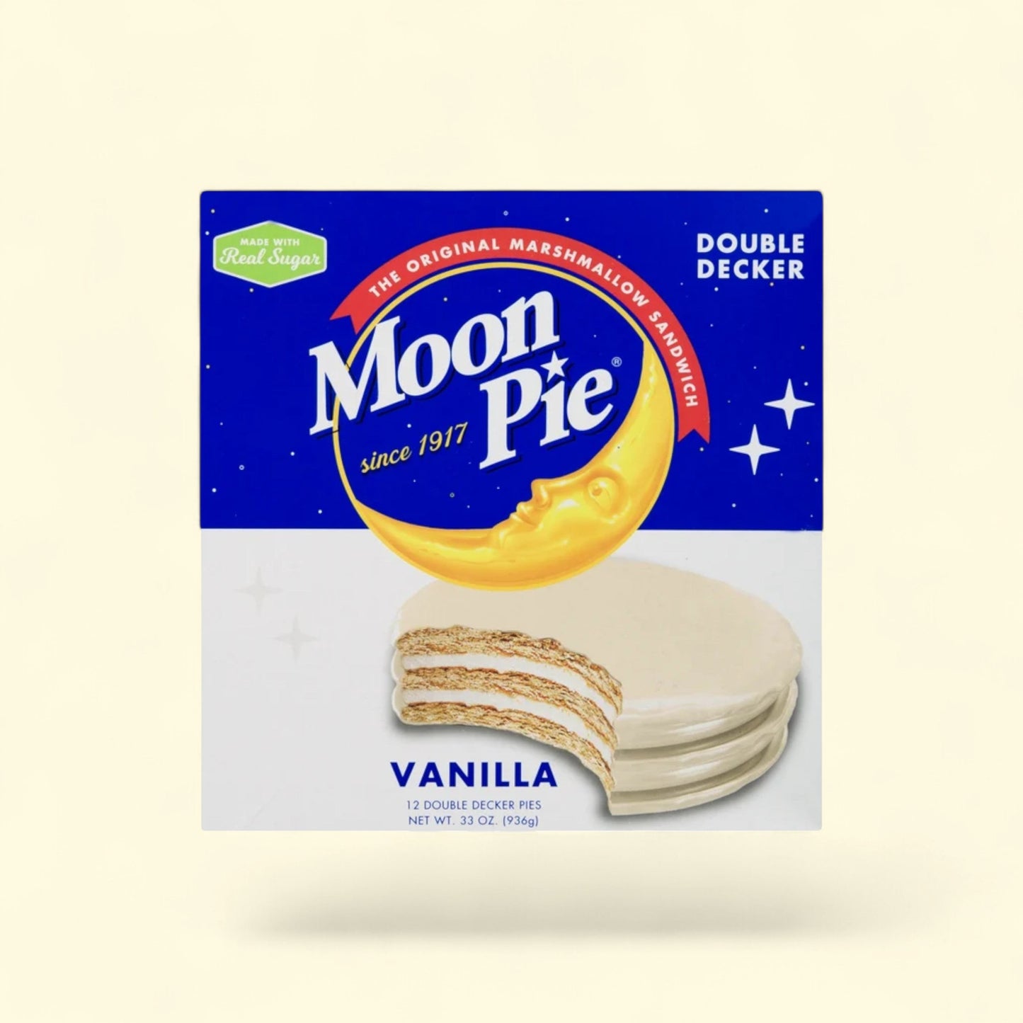 Moon Pie Double Decker Pies, 12.0 CT — authentic US product shipped worldwide by Treatspree