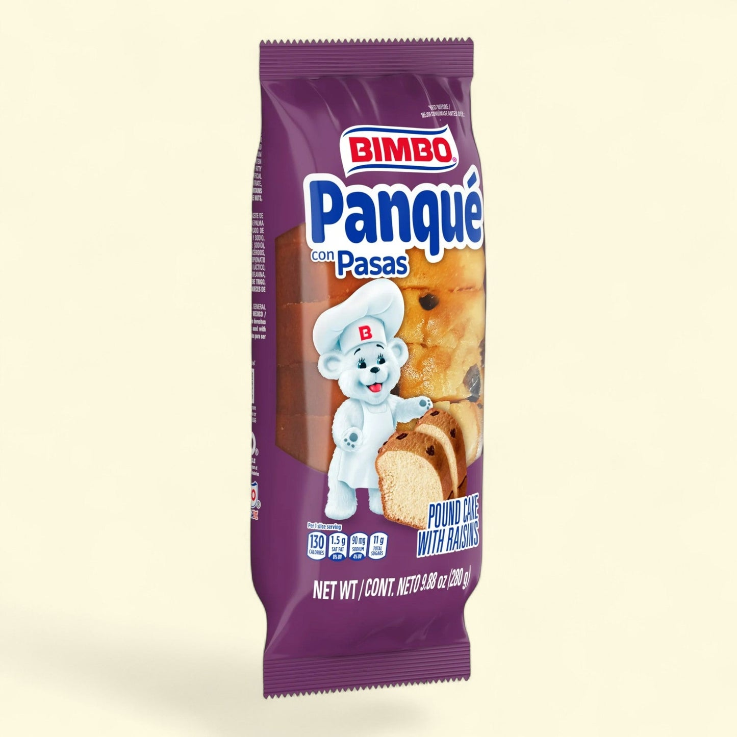 Bimbo Panqué con Pasas, 9.88 oz — authentic US product shipped worldwide by Treatspree