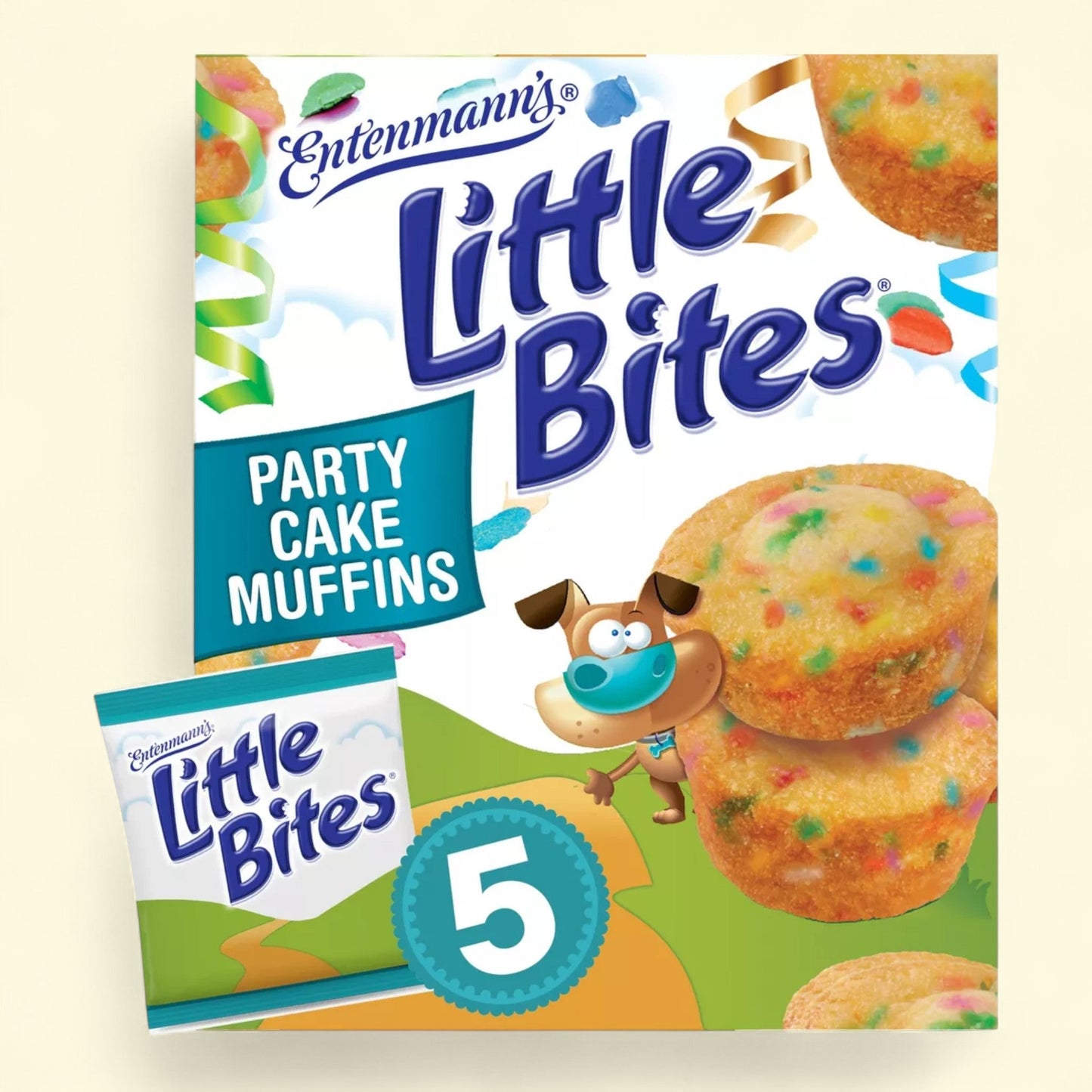 Entenmann's Little Bites Party Cake Muffins, 8.25oz