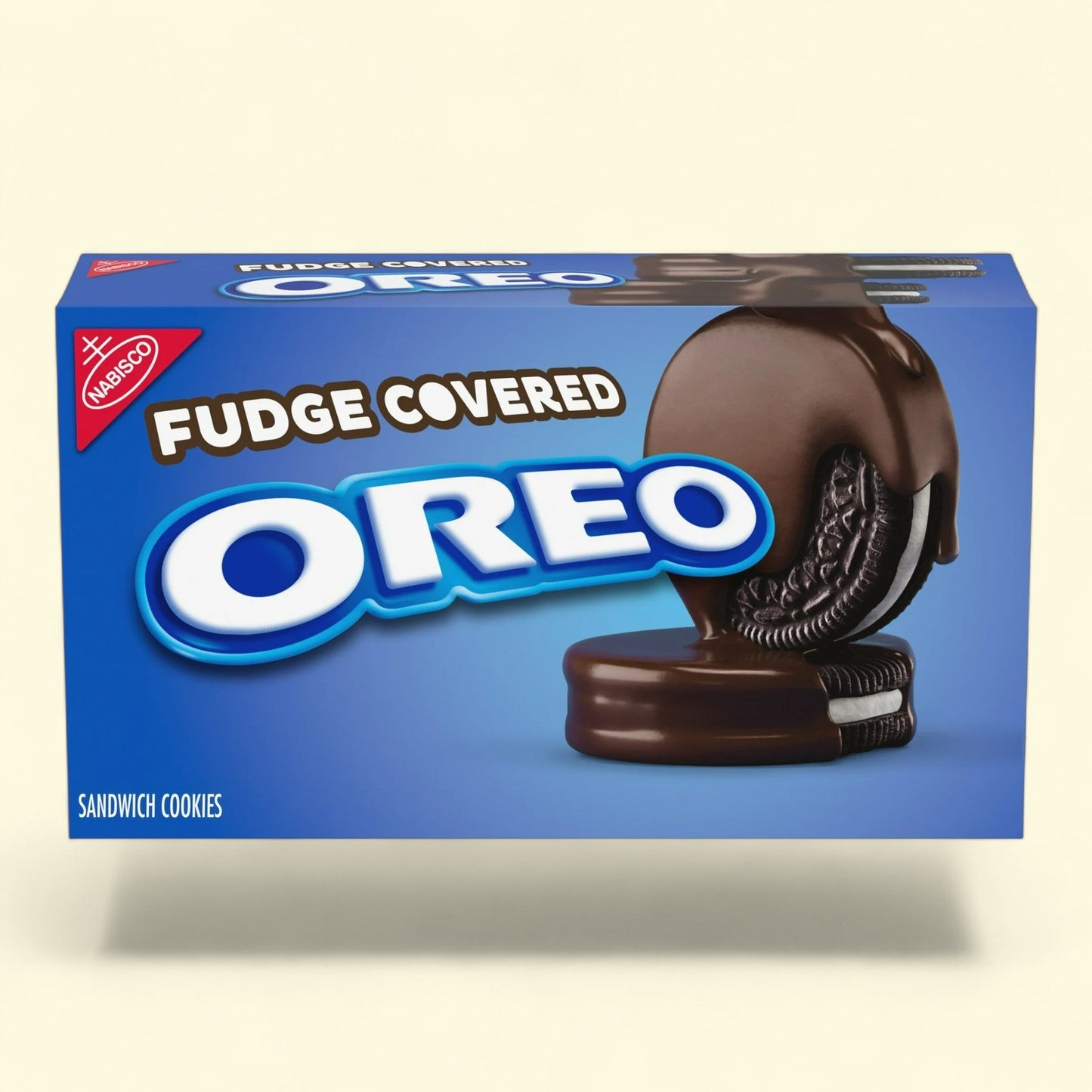 OREO Fudge Covered Chocolate Sandwich Cookies, 7.9 oz