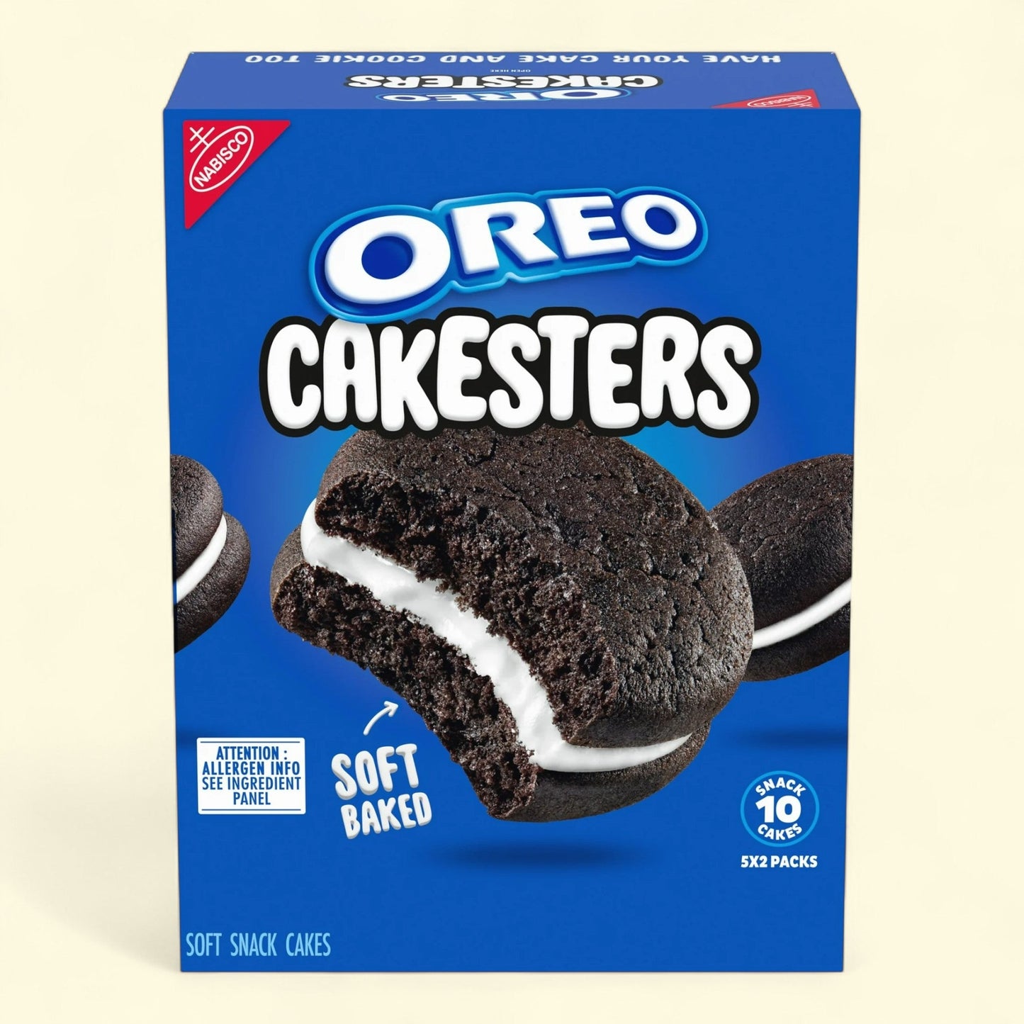 OREO Cakesters, 2.02 oz, 5-Pack