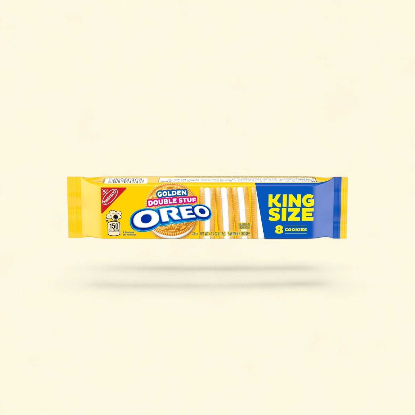 Nabisco Oreo Golden Double Stuf, 4.15 oz — authentic US product shipped worldwide by Treatspree