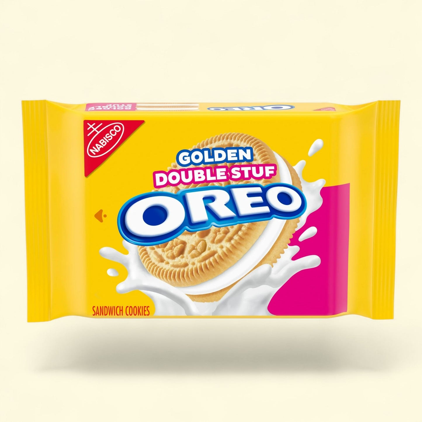 OREO Golden Double Stuf Sandwich Cookies, 15.25 oz — authentic US product shipped worldwide by Treatspree