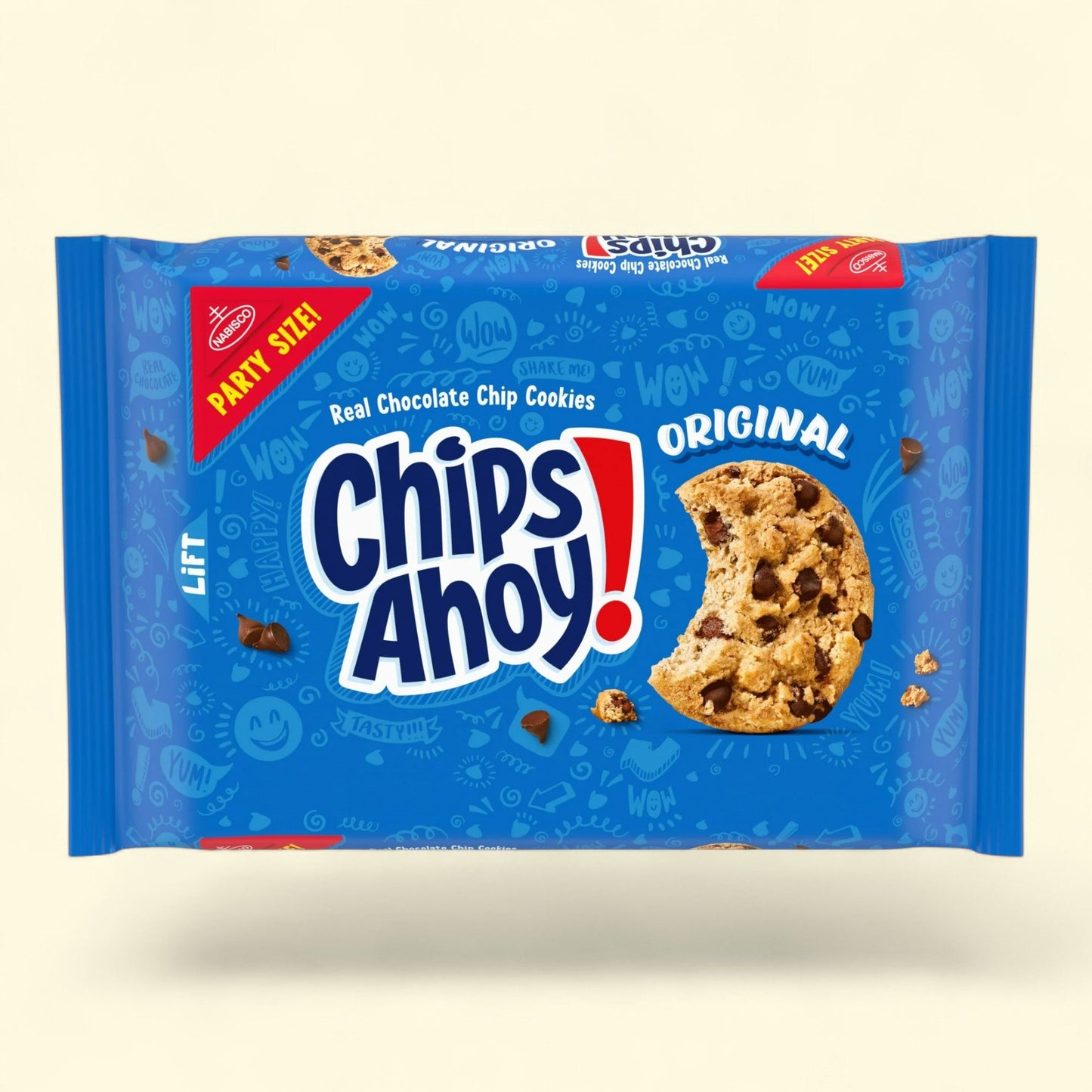 CHIPS AHOY! Original Chocolate Chip Cookies, Party Size, 25.3 oz