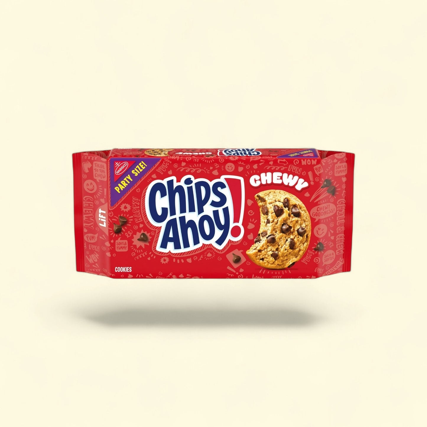 Chips Ahoy! Chewy Chocolate Chip Cookies, Party Size, 26 oz — authentic US product shipped worldwide by Treatspree