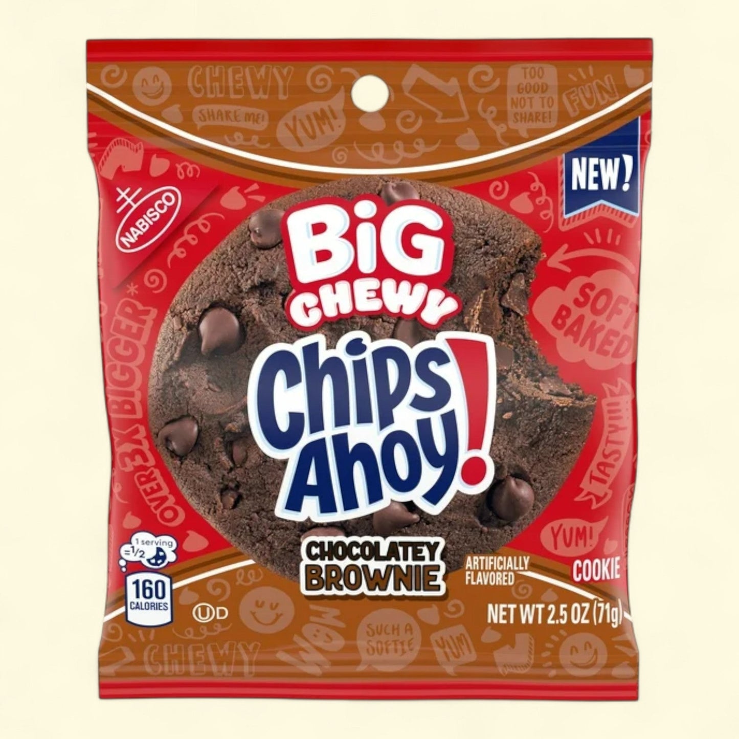Chips Ahoy! Chewy Brownie Cookies, 2.5 oz.