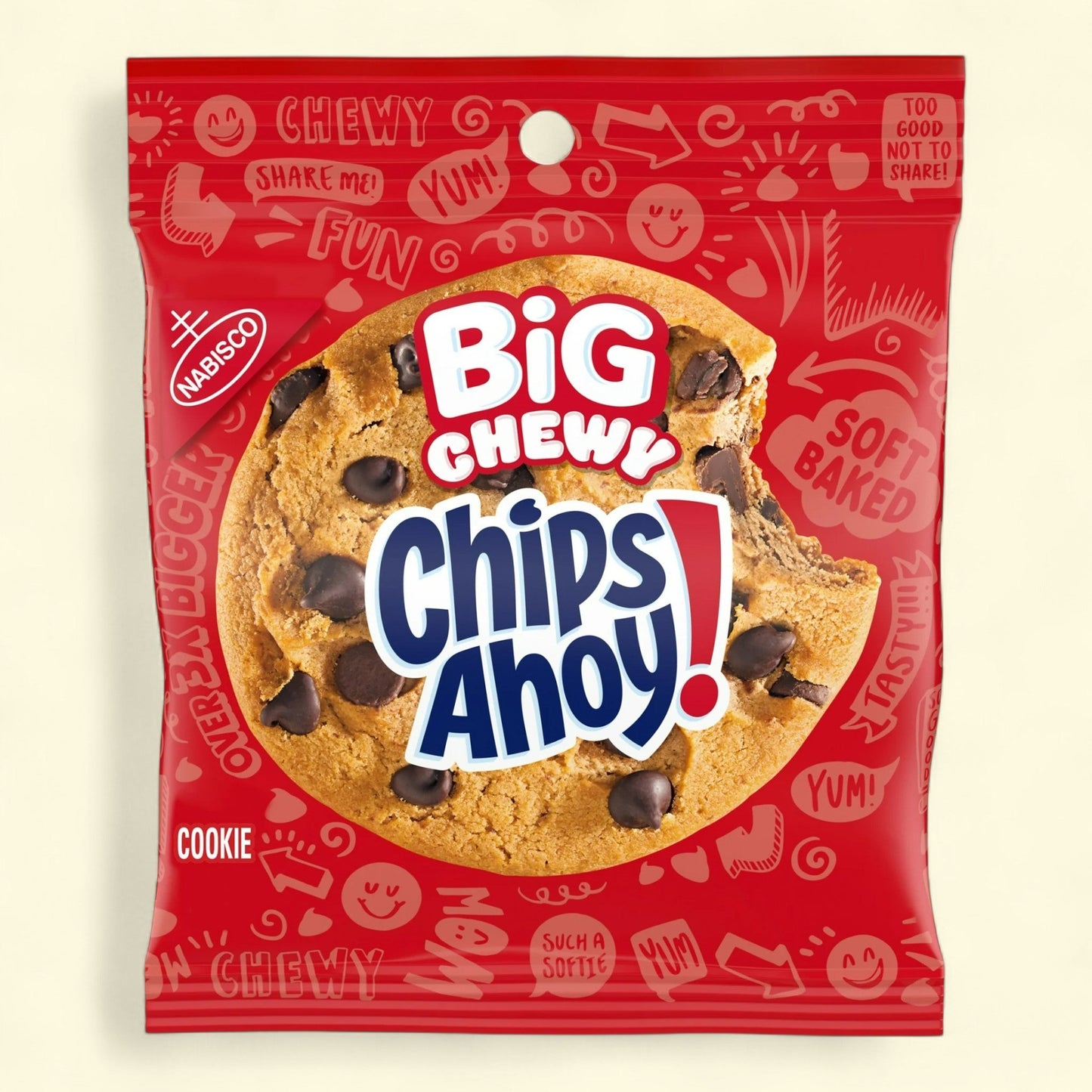CHIPS AHOY! Big Chewy Chocolate Chip Cookies, 2.5 oz