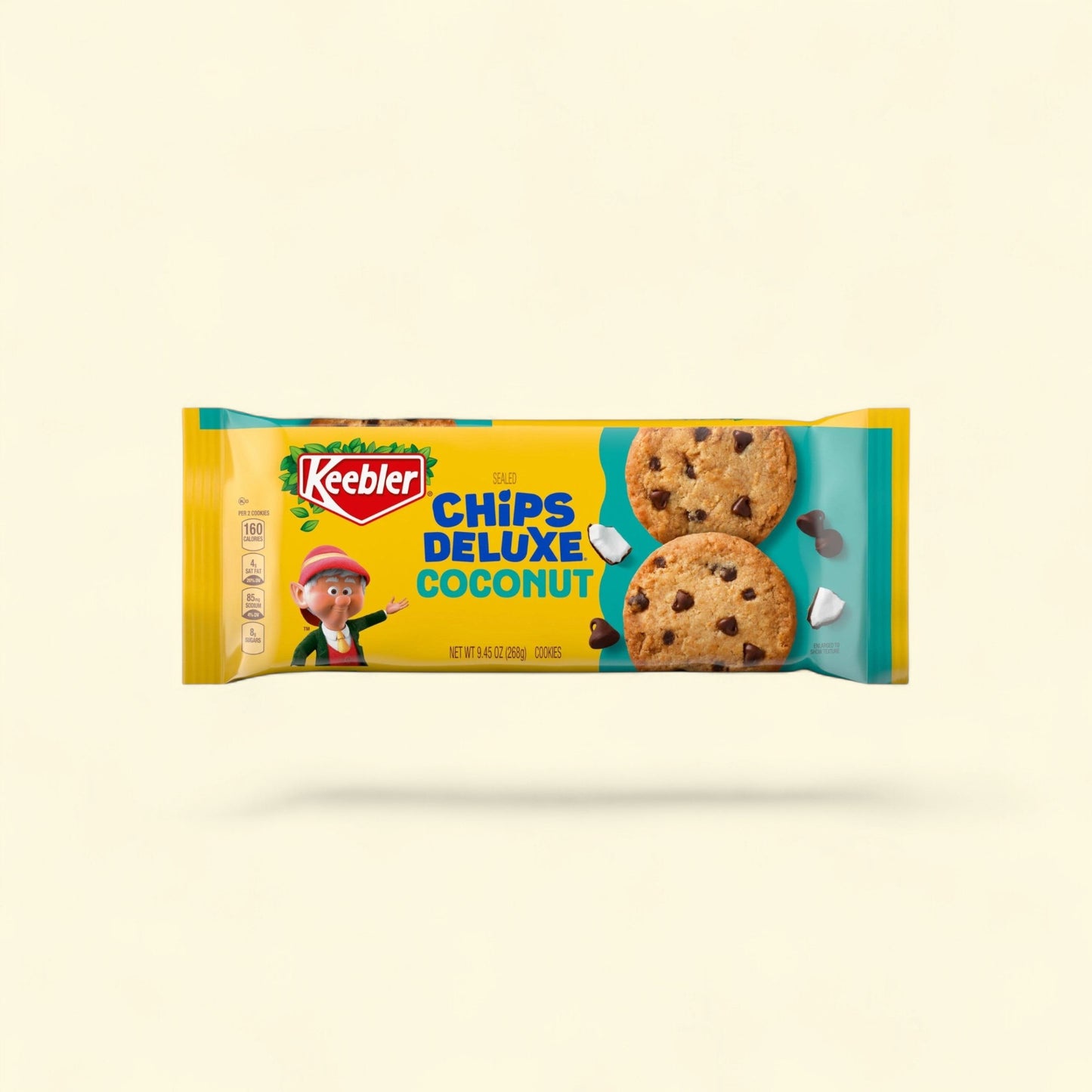 Keebler Chips Deluxe Coconut Cookies, 9.45oz — authentic US product shipped worldwide by Treatspree