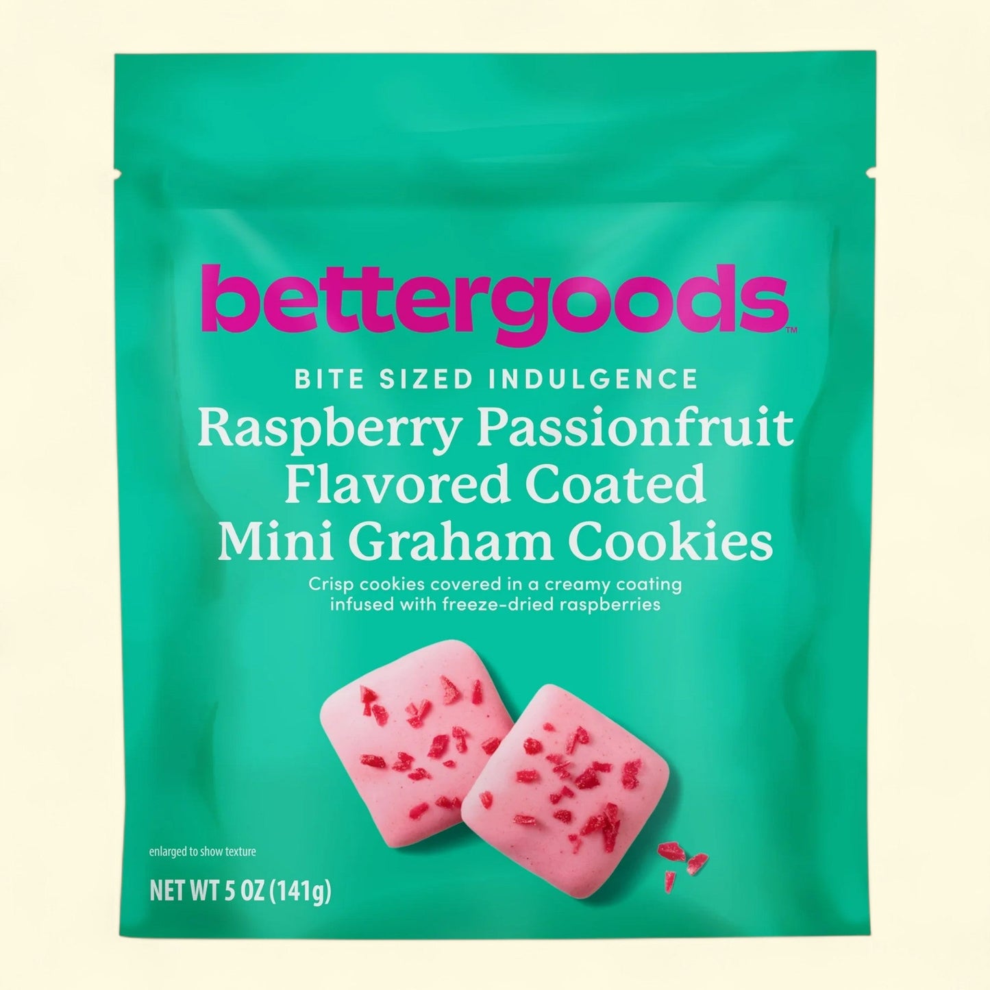 Bettergoods Mini Graham Cookies, Raspberry Passionfruit Flavored, 5 oz