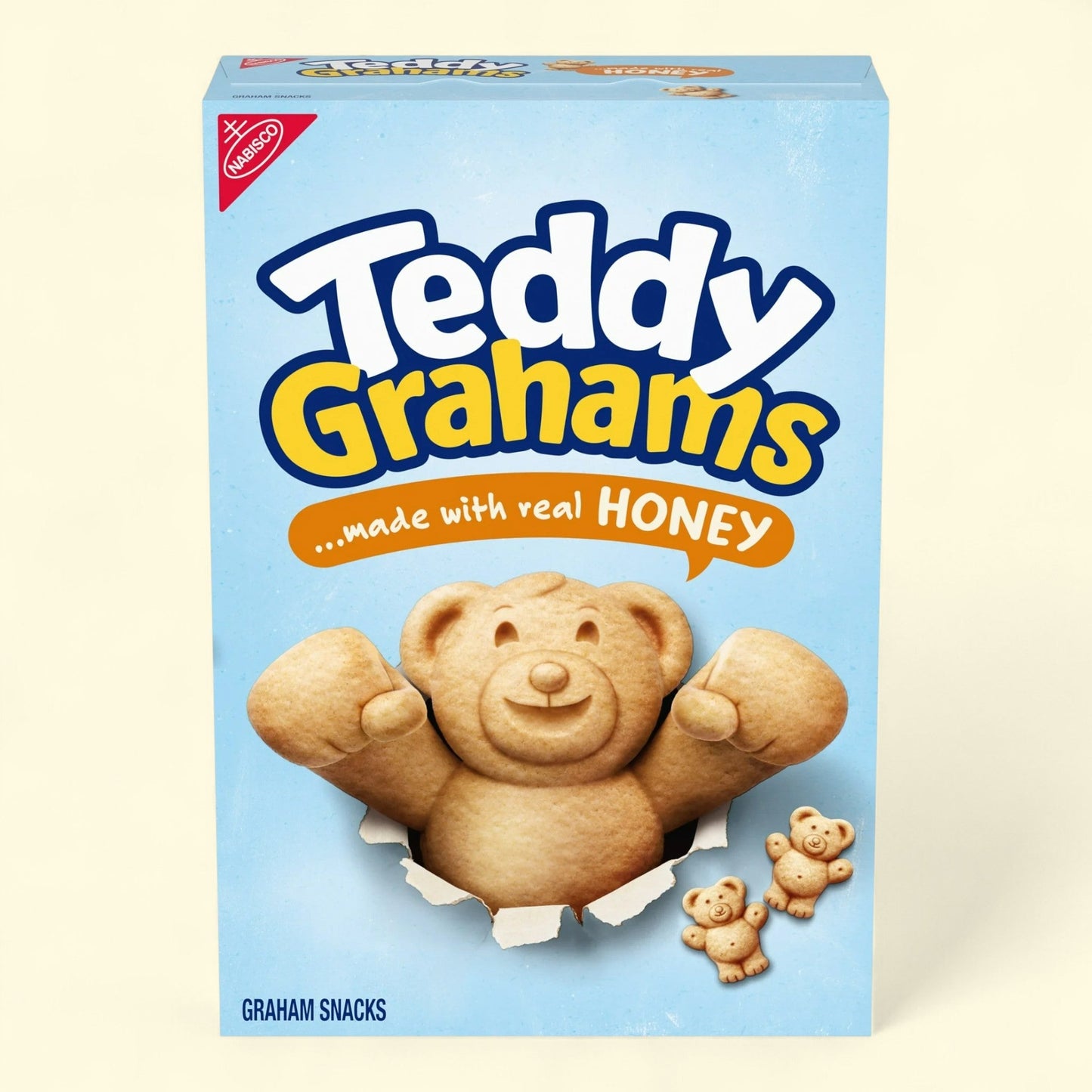 TEDDY GRAHAMS Honey Graham Snacks, 10 oz