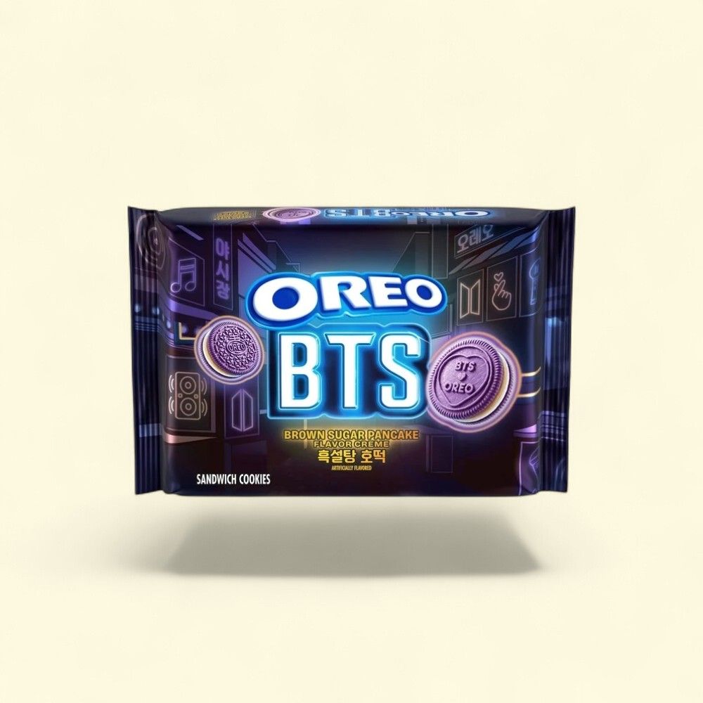 OREO BTS Limited Edition Sandwich Cookies - Brown Sugar Pancake — authentic US product shipped worldwide by Treatspree