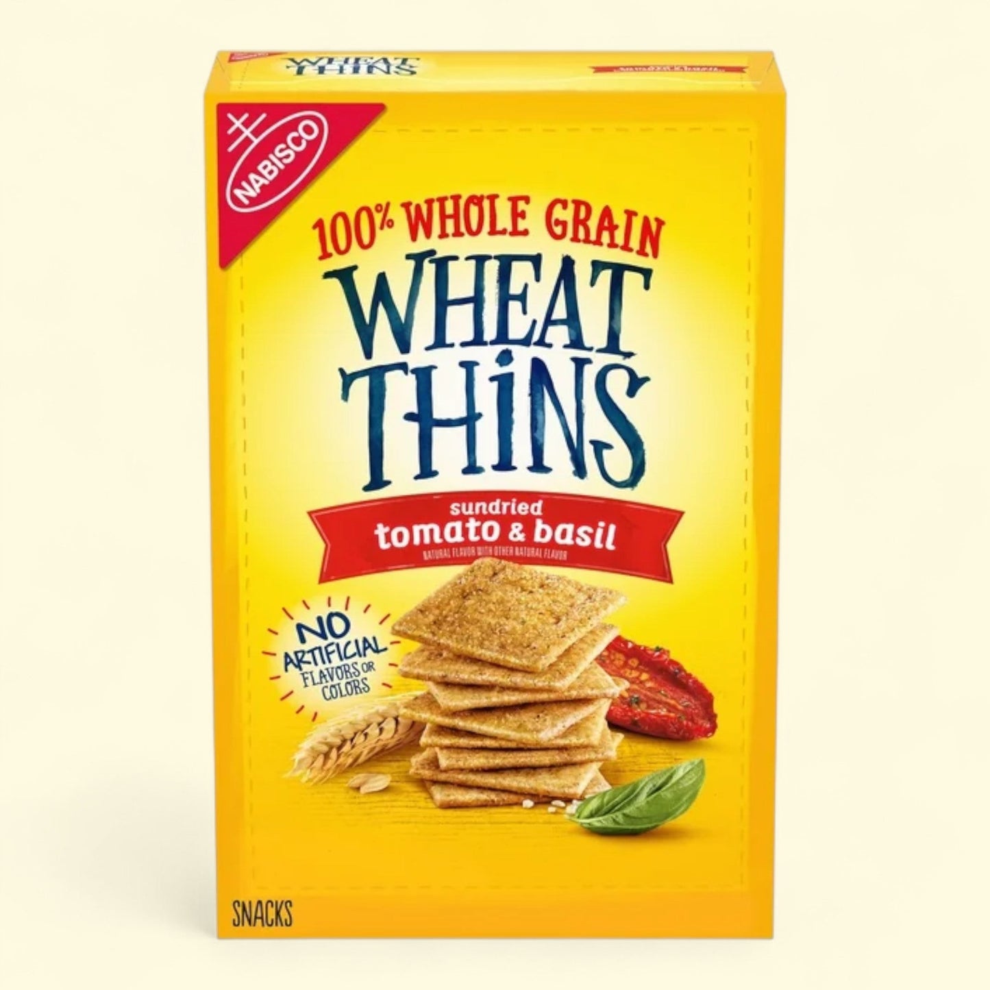 Wheat Thins Sundried Tomato & Basil Crackers, 8.5 oz — authentic US product shipped worldwide by Treatspree