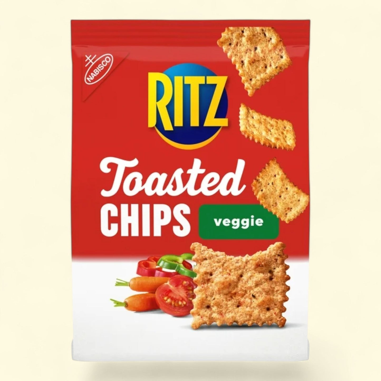 RITZ Toasted Chips Veggie Crackers, 8.1 oz