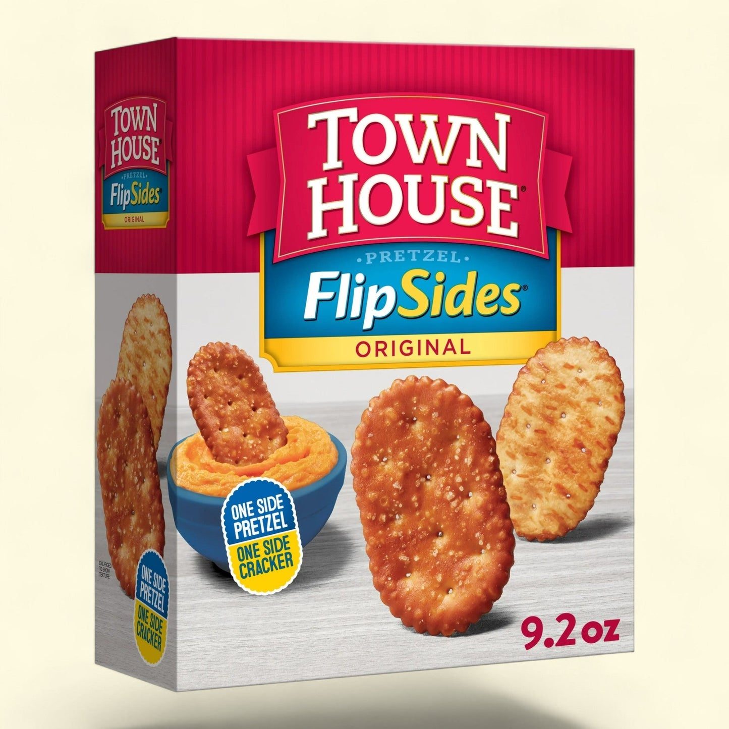 Town House FlipSides Original Crackers, 9.2 oz