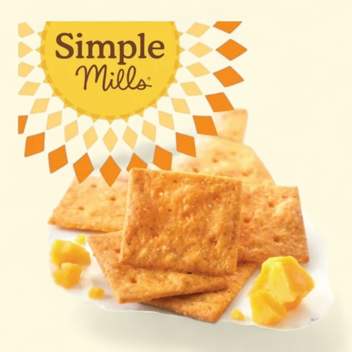 Simple Mills Almond Flour Crackers, Farmhouse Cheddar, 4.25 oz
