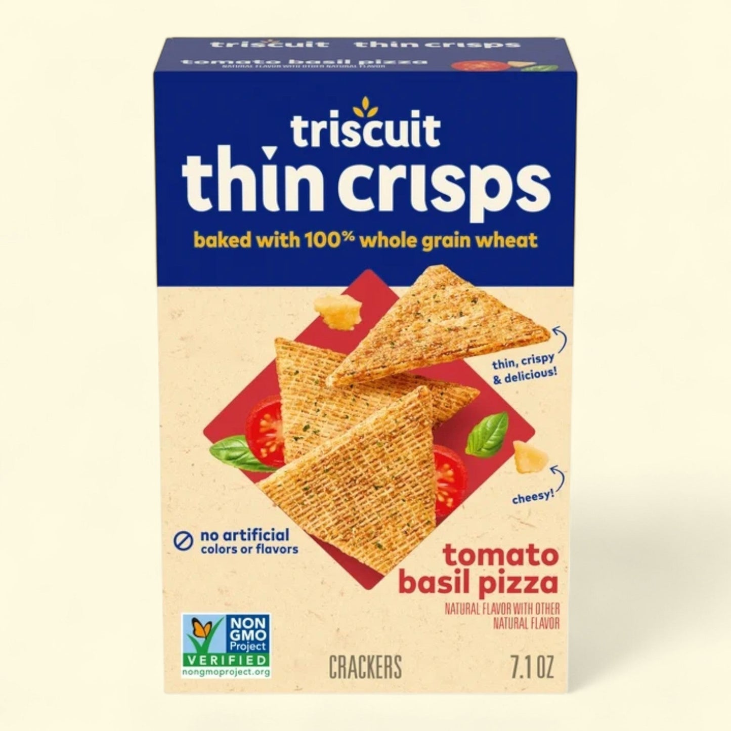 Triscuit Thin Crisps Tomato Basil Pizza Whole Grain Wheat Crackers,... — authentic US product shipped worldwide by Treatspree