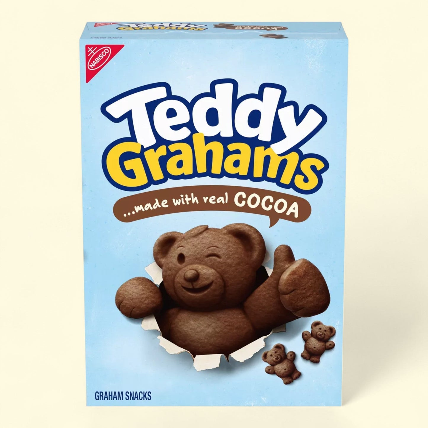 Teddy Grahams Chocolate Graham Snacks, 10oz