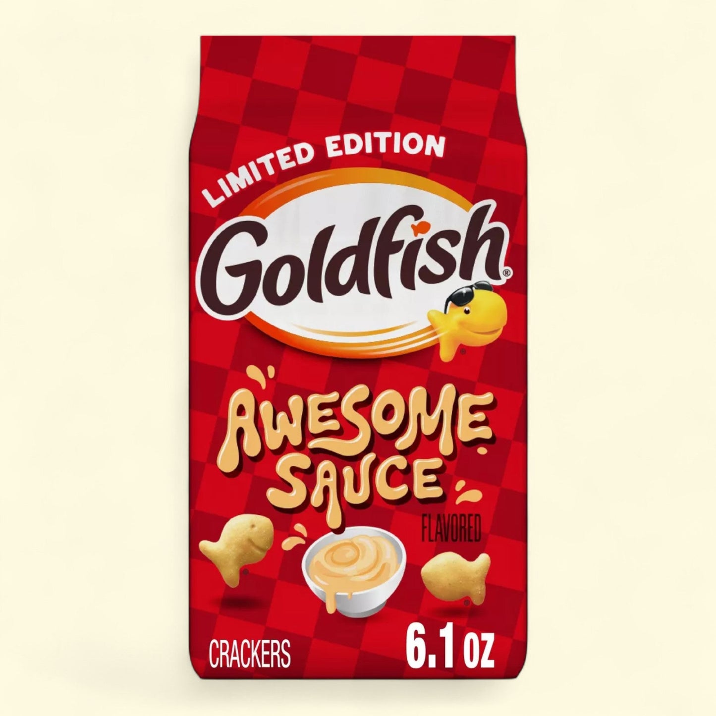 Goldfish Awesome Sauce Crackers, 6.1oz — authentic US product shipped worldwide by Treatspree