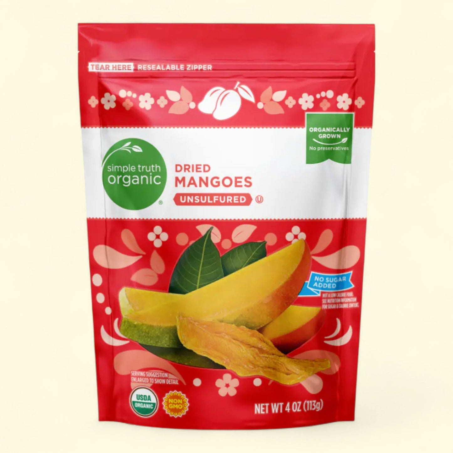 Simple Truth Organic, Dried Mangoes, 4 oz