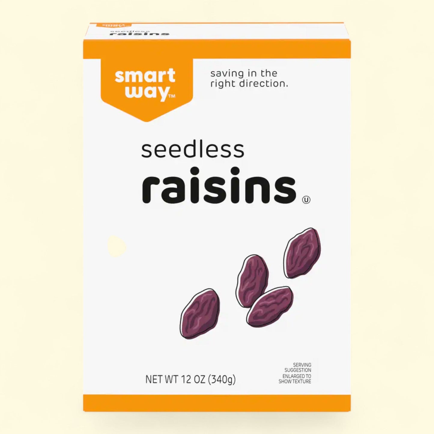 Smart Way Seedless Raisins, 12 oz
