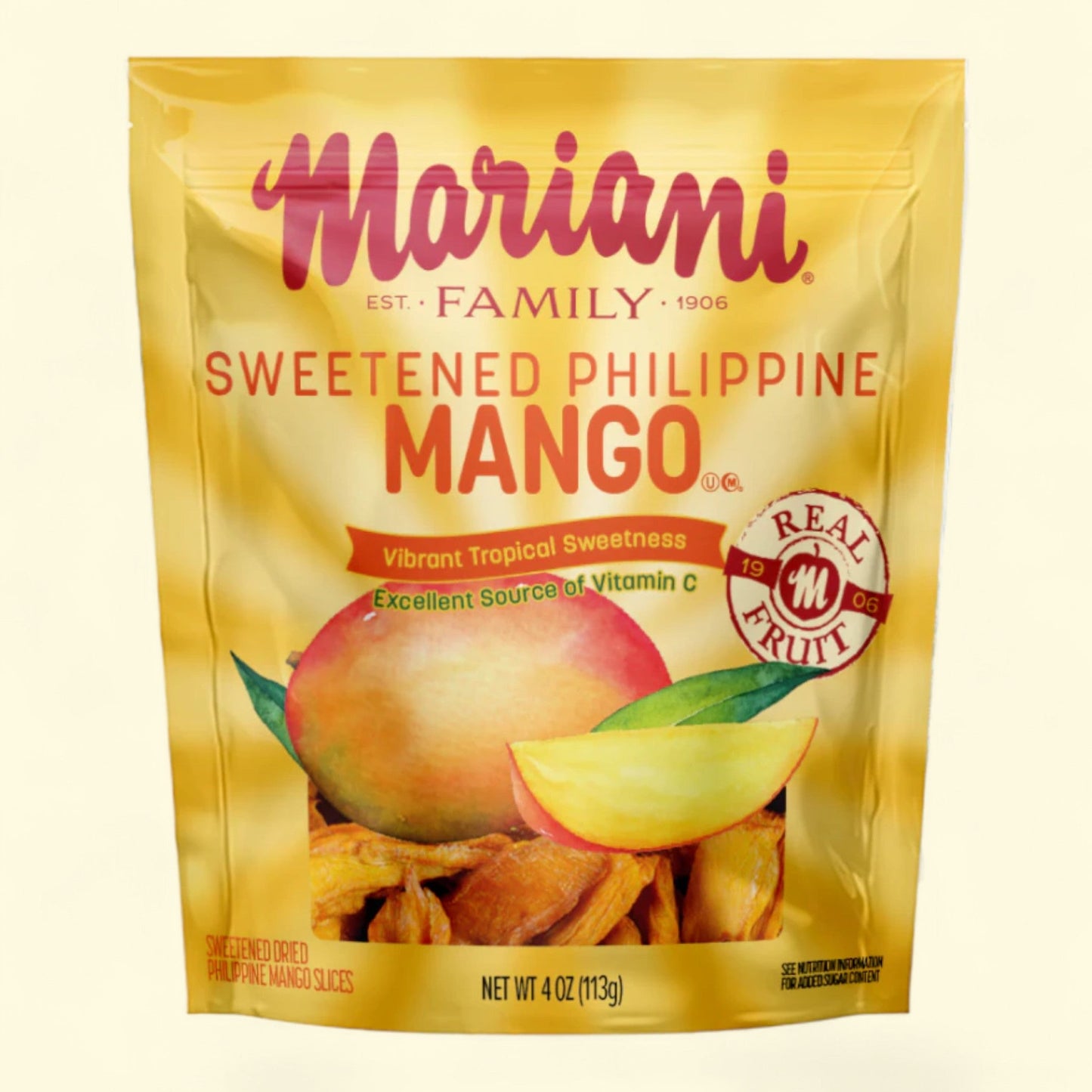 Mariani Dried Mango, Premium, Philippine, 4 oz