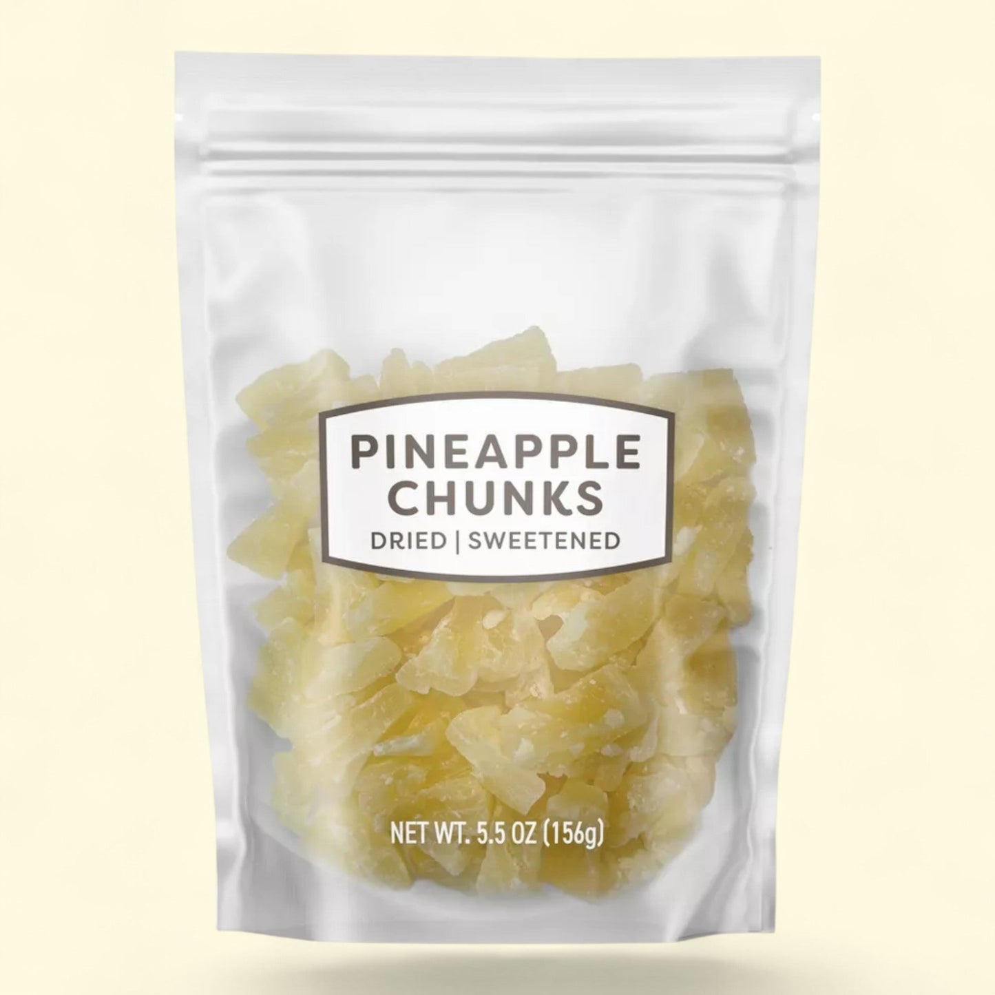 Dried Sweetened Pineapple Chunks, 5.5oz