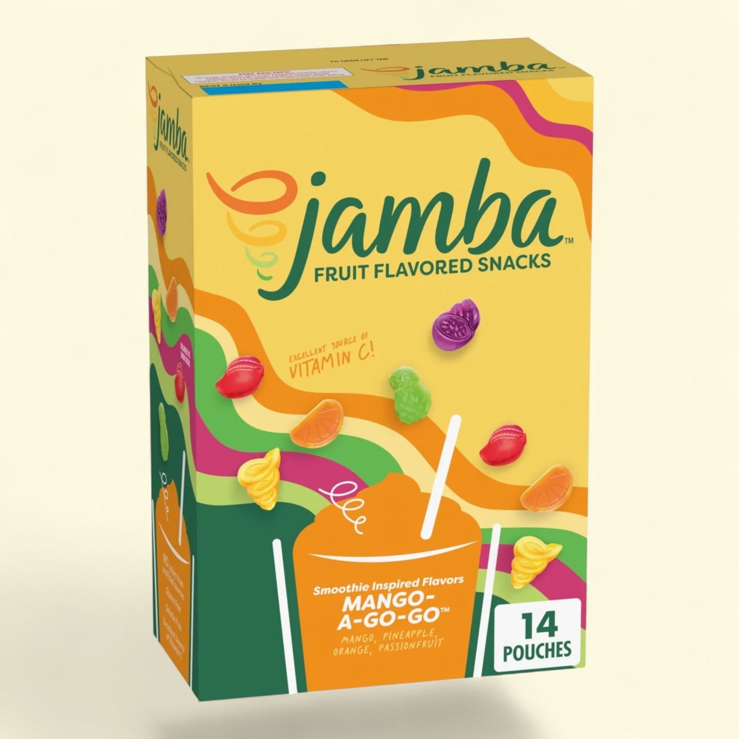 Jamba Mango-A-Go-Go Fruit Flavored Snacks, 16.8 oz