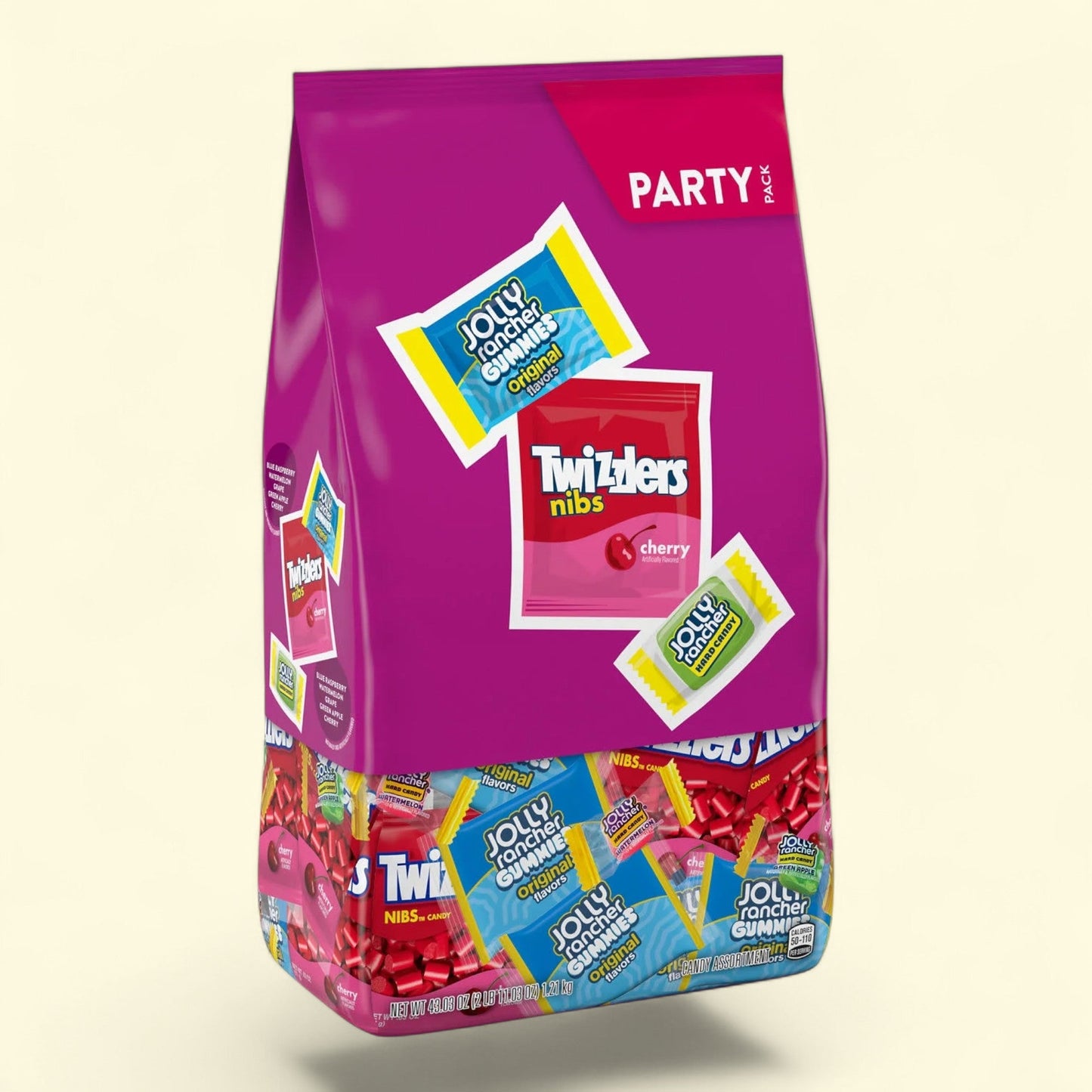 Jolly Rancher and Twizzlers Assorted Fruit Flavored Candy, 43.03 oz