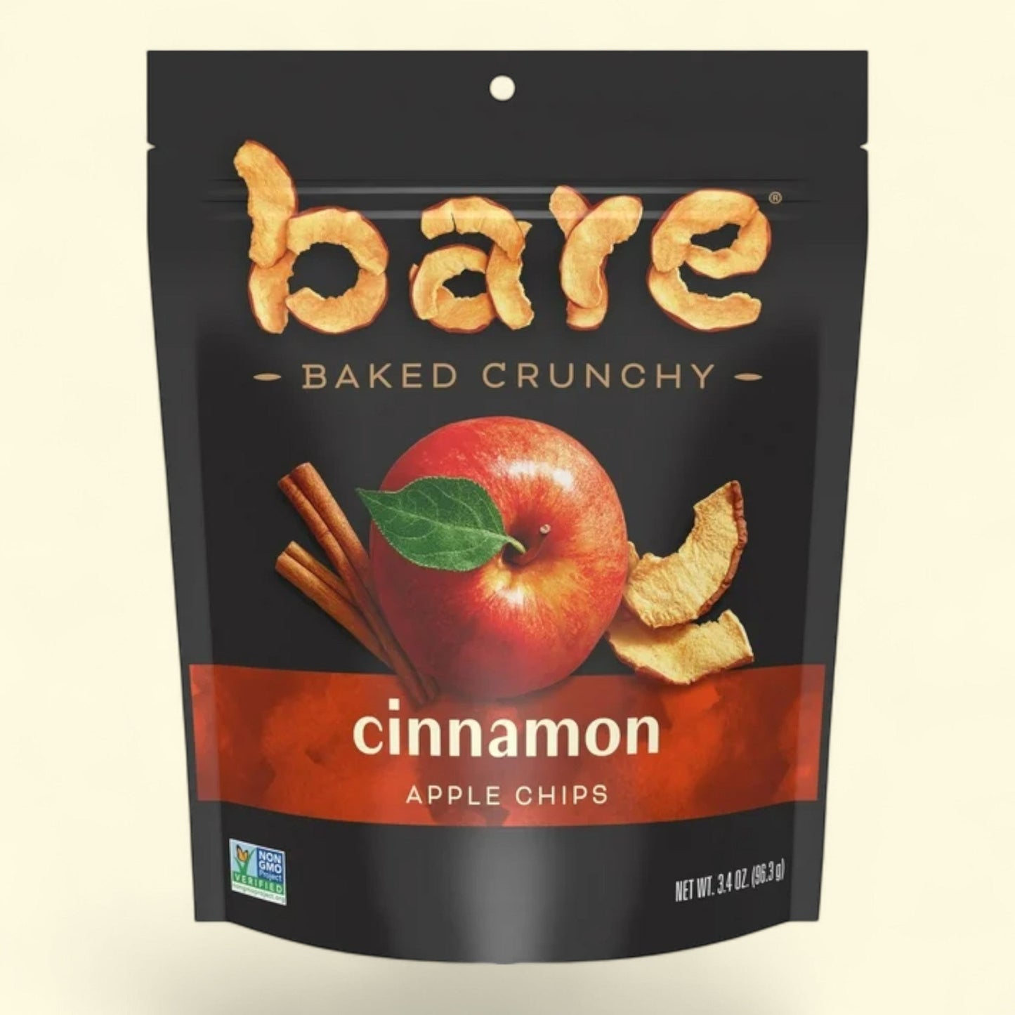 Bare Baked Cinnamon Apple Chips, 3.4 oz Bag