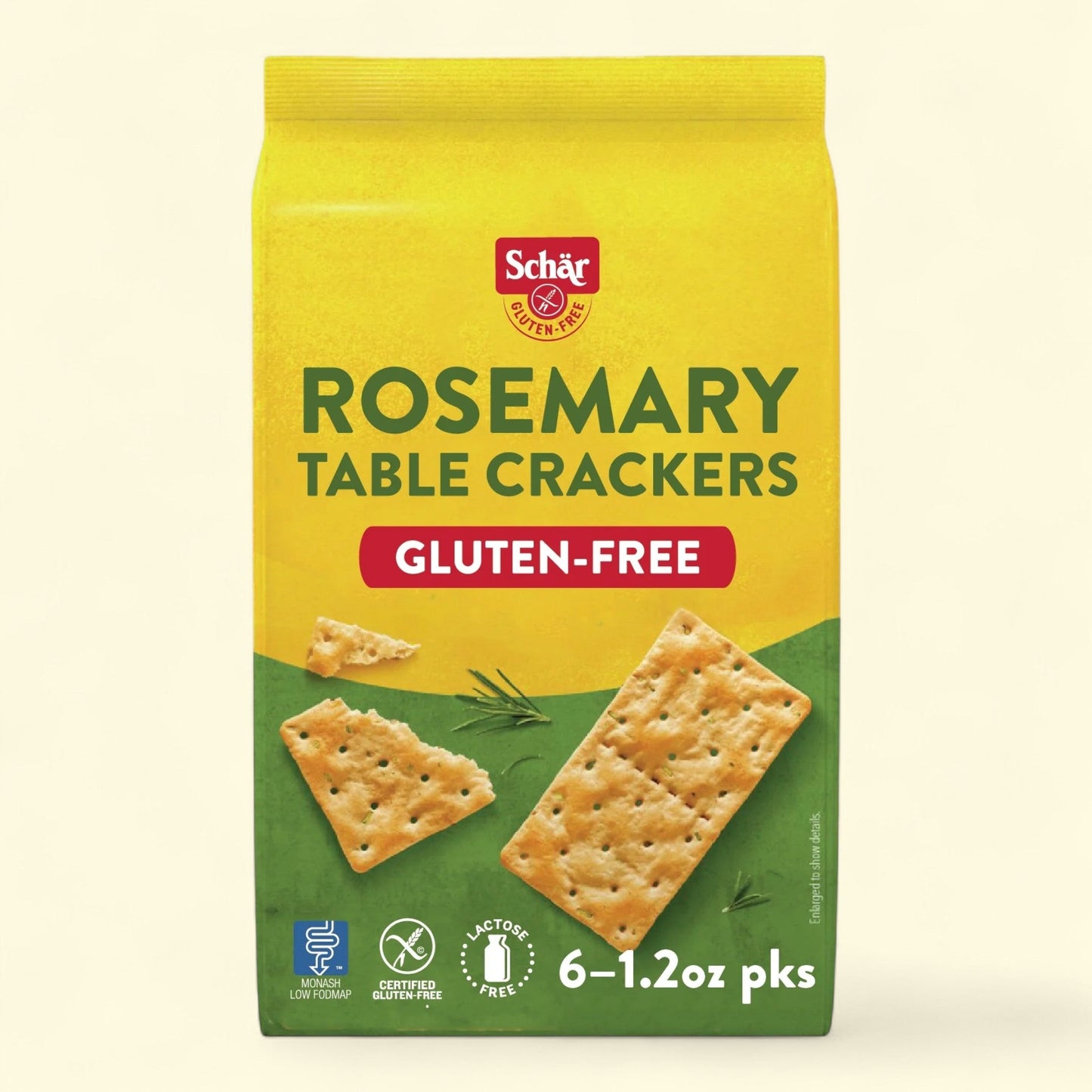 Schar Rosemary Table Crackers, 1.2 oz — authentic US product shipped worldwide by Treatspree