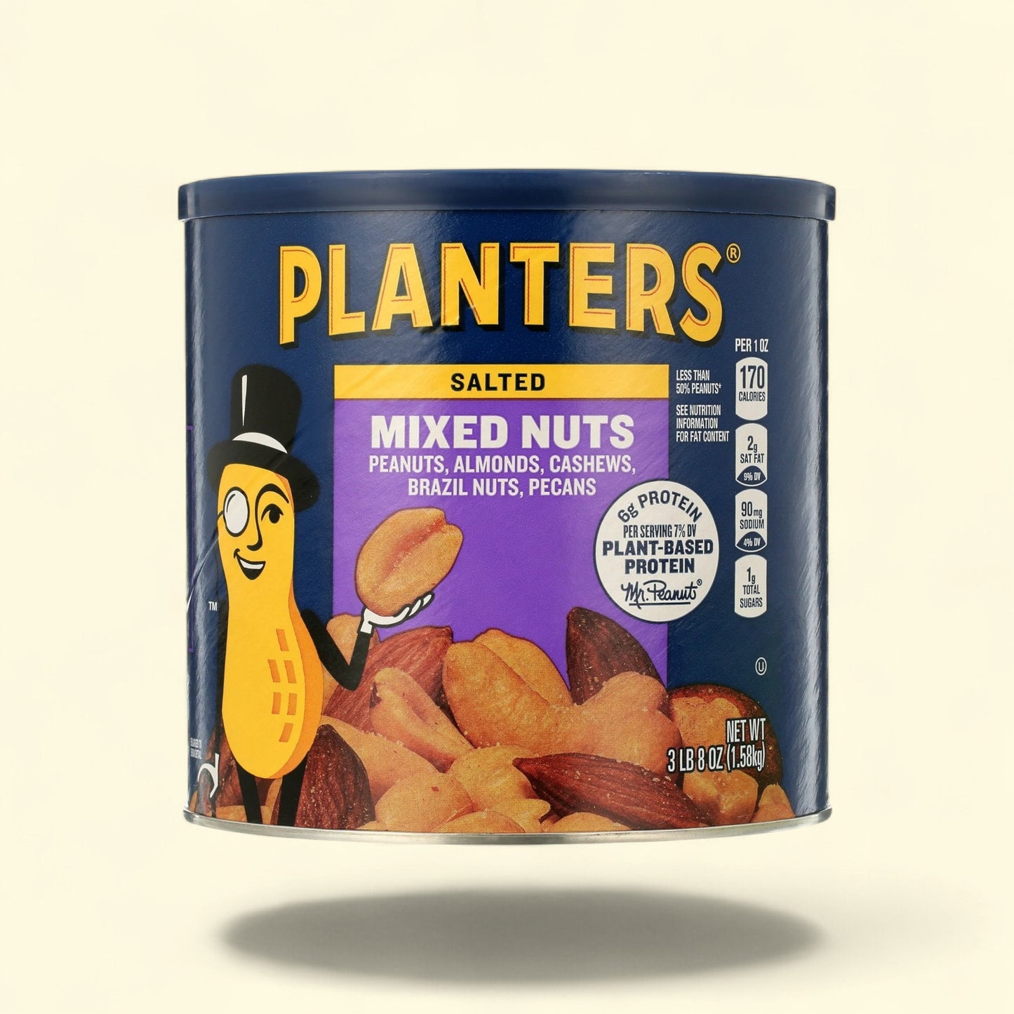 PLANTERS Salted Mixed Nuts, 56oz — authentic US product shipped worldwide by Treatspree