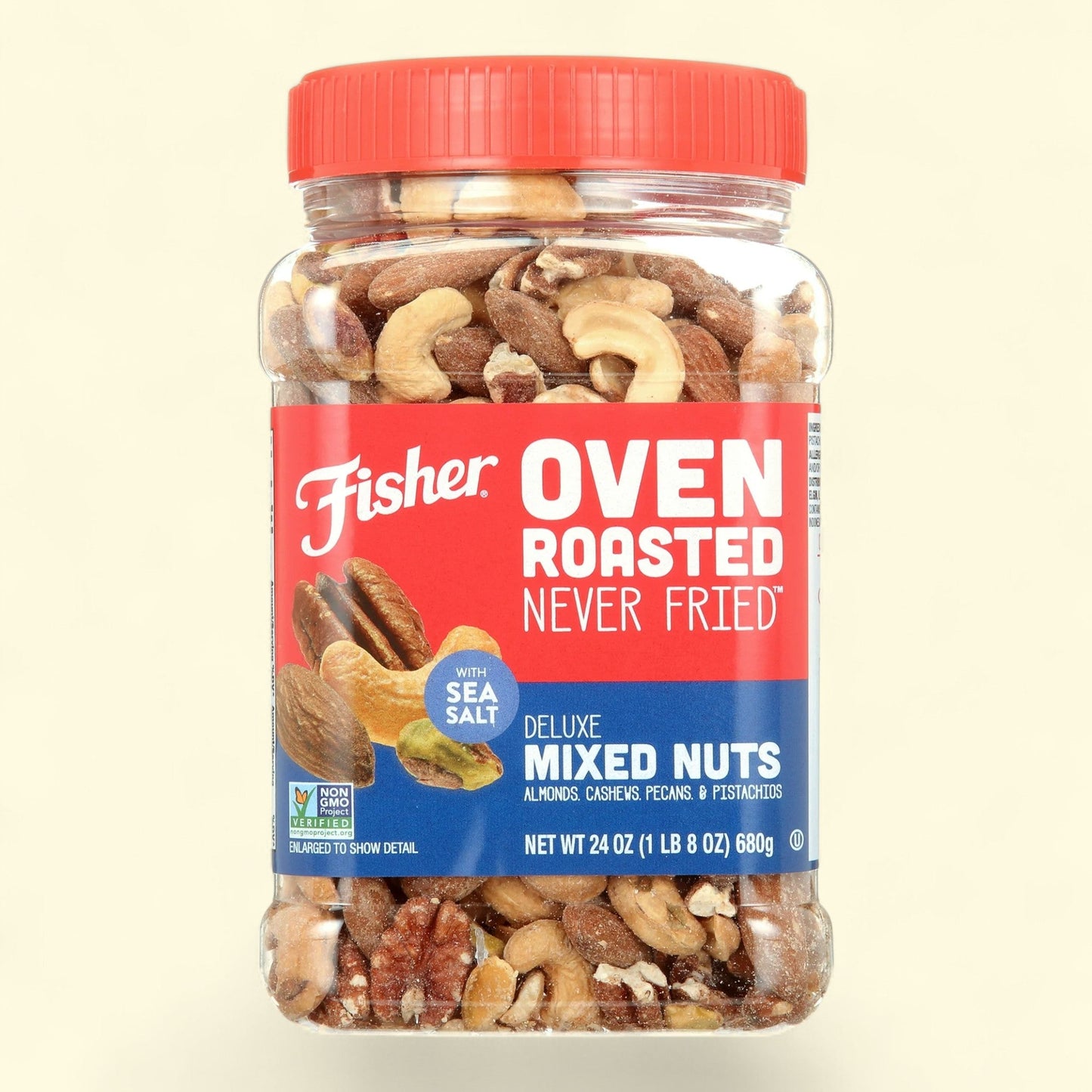 Fisher Snack Deluxe Mixed Nuts, 24 oz