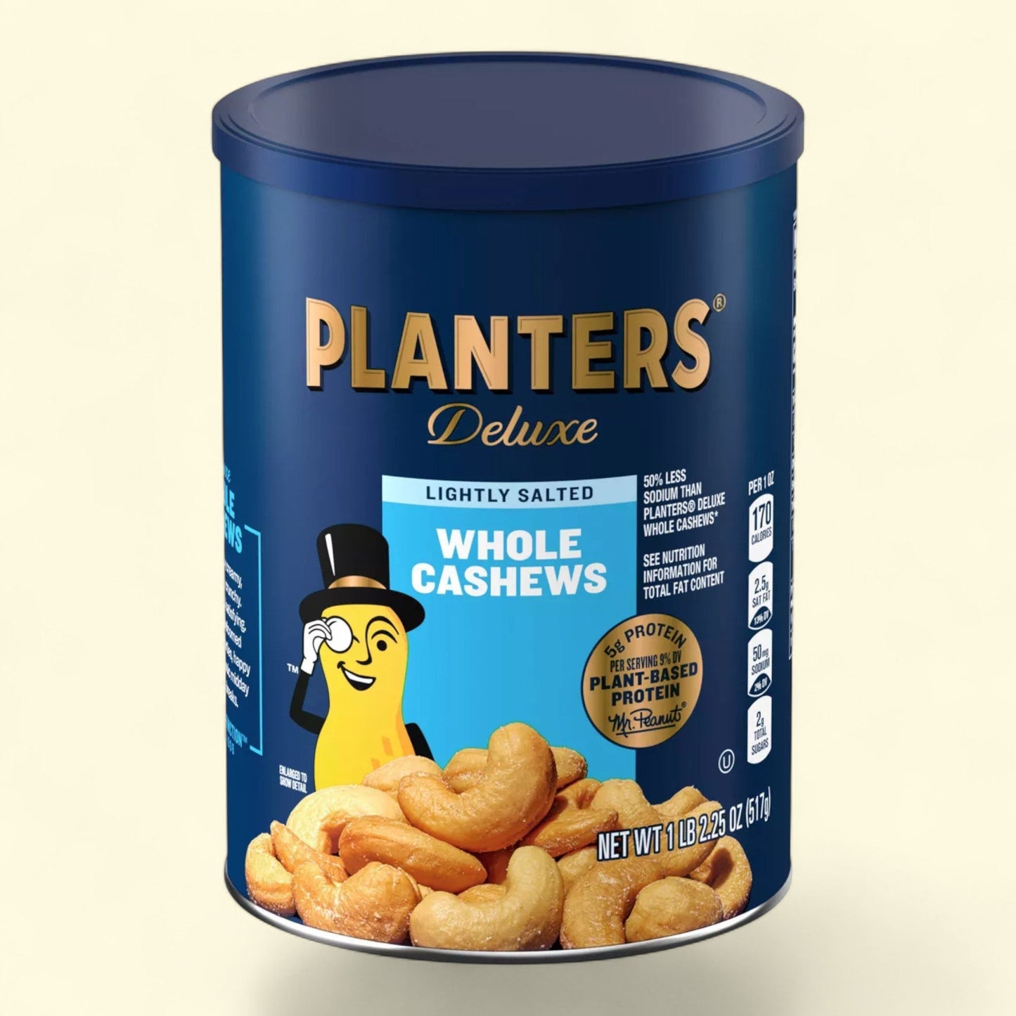 Planters Deluxe Whole Cashews, 18.25oz