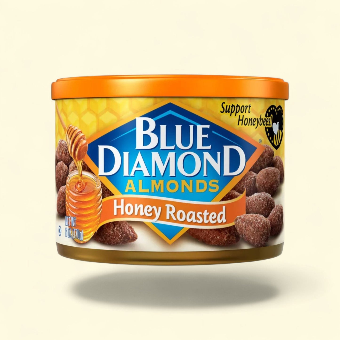 Blue Diamond Almonds Honey Roasted, 6oz — authentic US product shipped worldwide by Treatspree