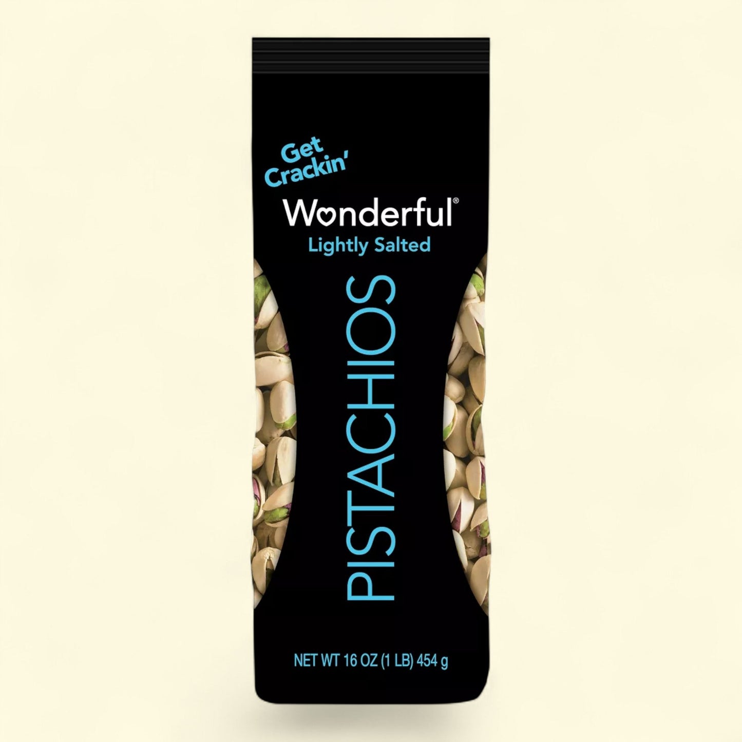 Wonderful Pistachios, Roasted and Lightly Salted, 16oz