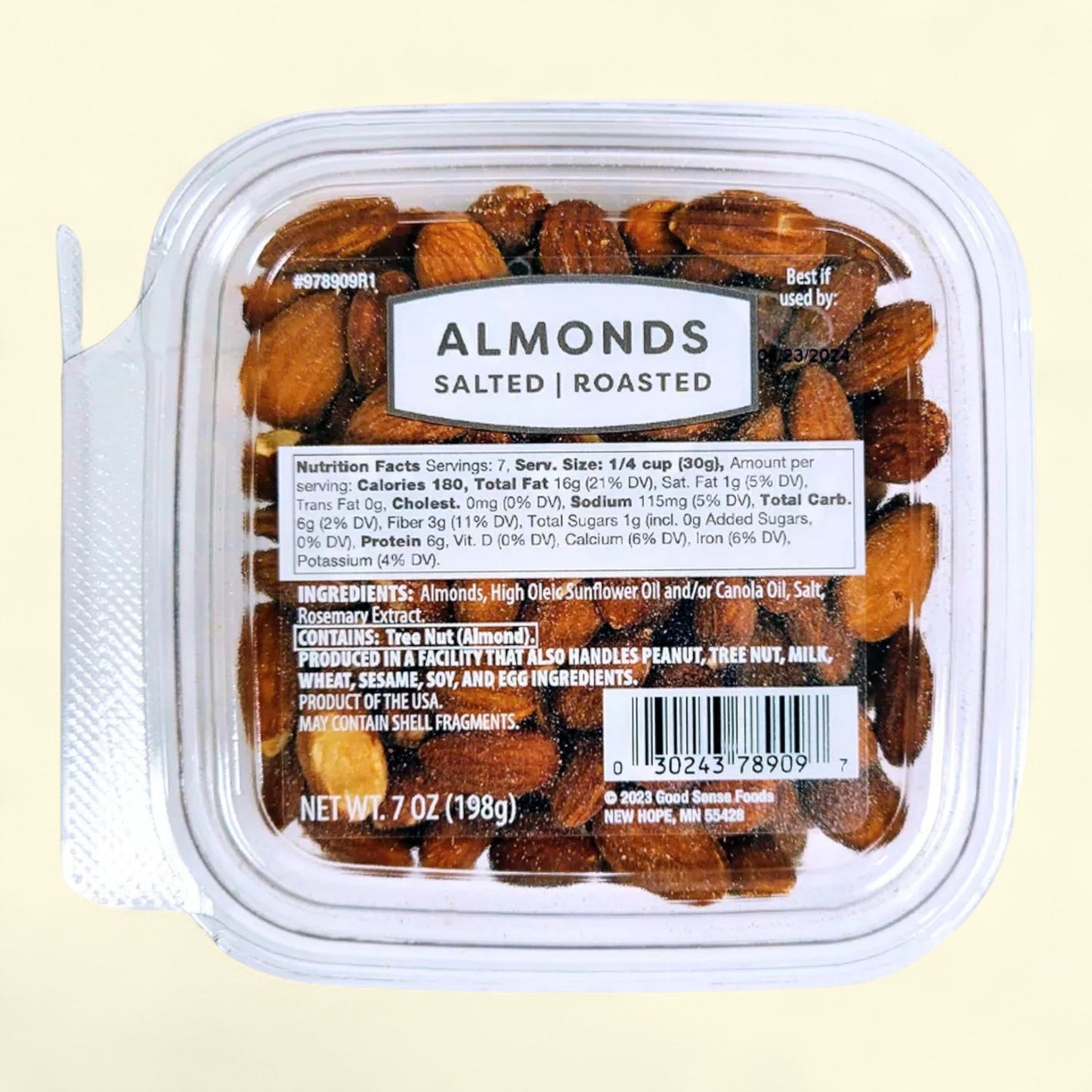 Roasted Salted Almonds, 7oz