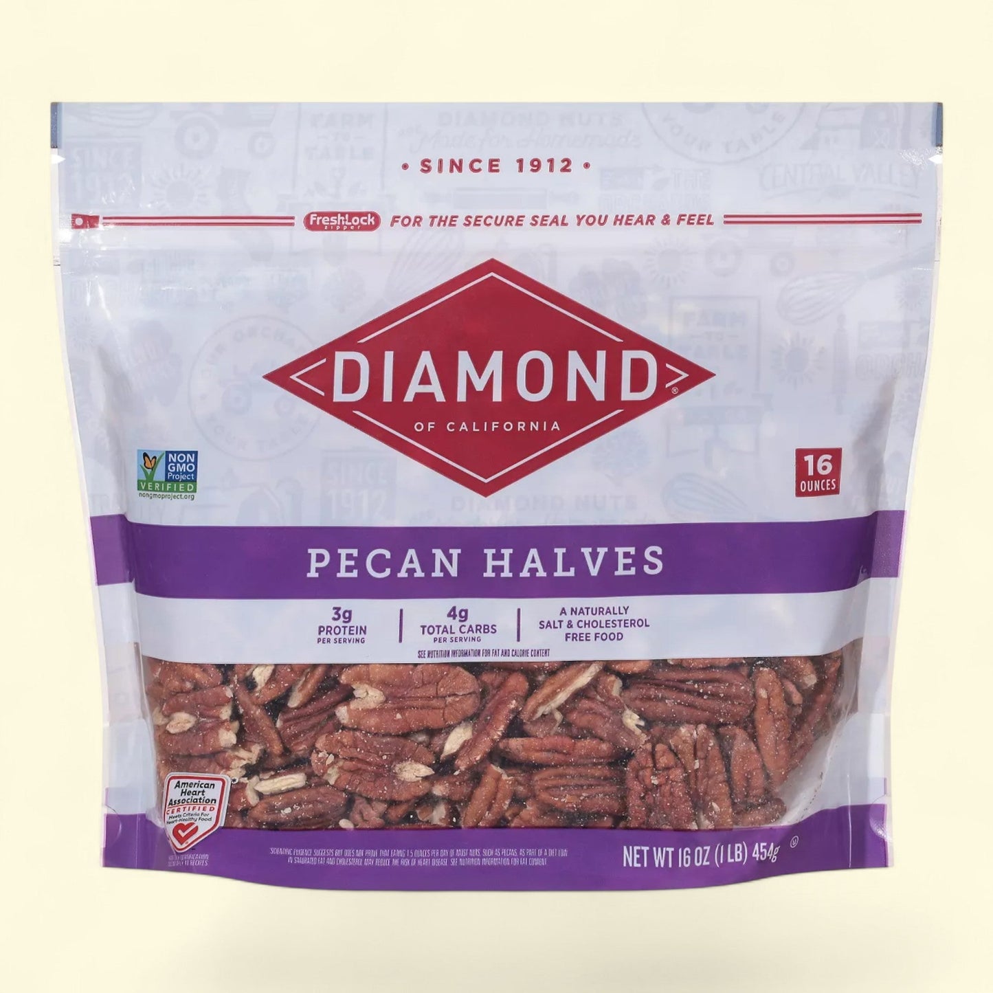 Diamond of California Pecan Halves, 16oz