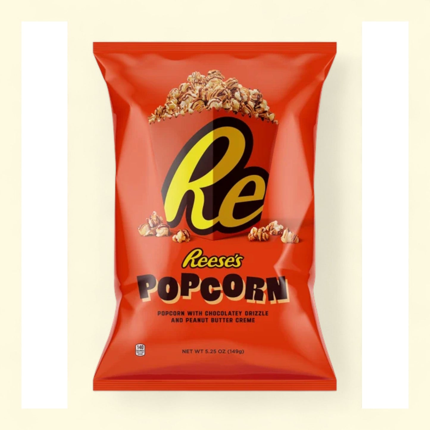 Reese's Peanut Butter Chocolate Drizzled Popcorn, 5.25 oz