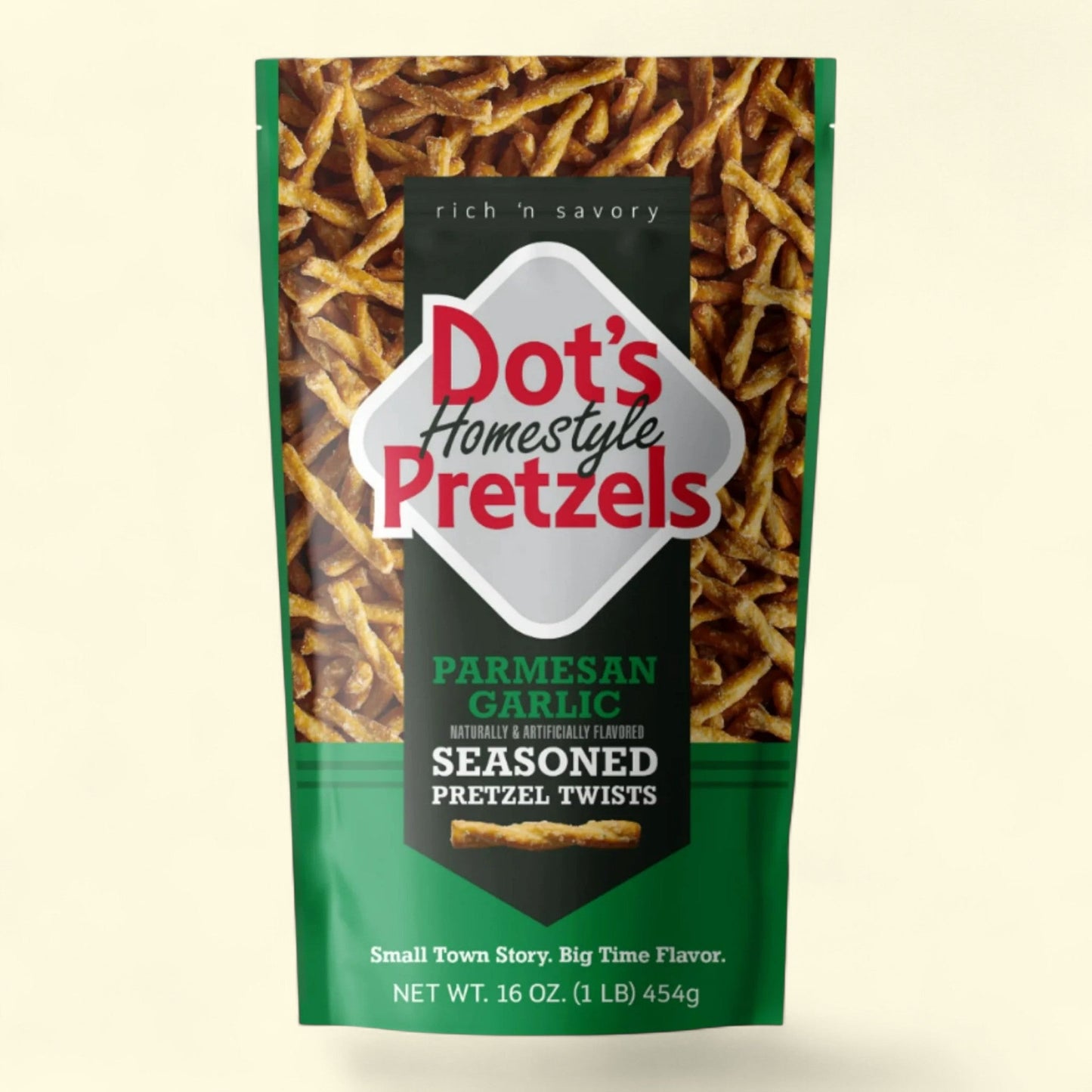 Dot's Homestyle Pretzels Parmesan Garlic Pretzel Twists, 16 oz